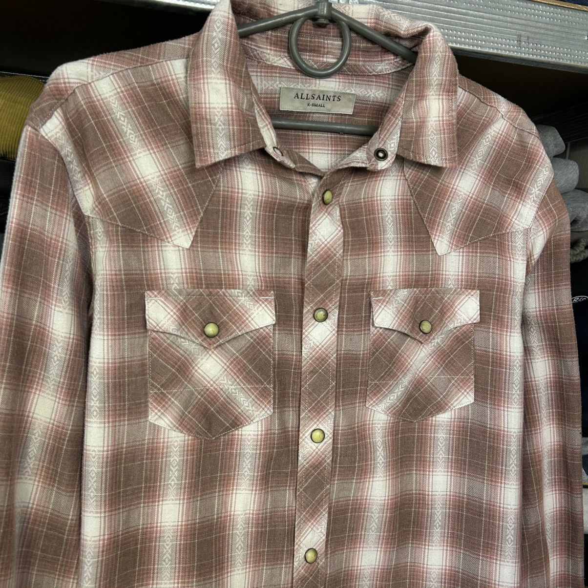 Allsaints Designer Allsaints Pocket y2k streetwear opium button shirt Size US XS / EU 42 / 0 - 2 Thumbnail