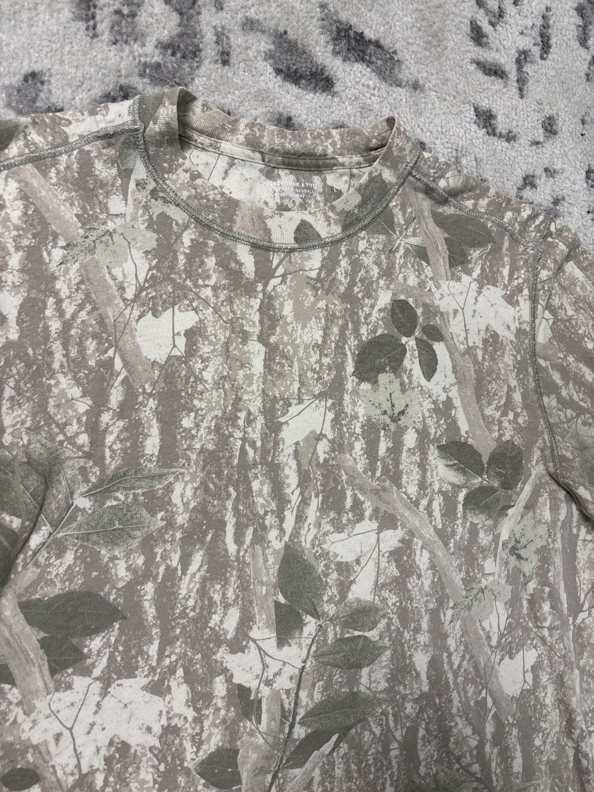 Abercrombie & Fitch ABERCROMBIE BEIGE REALTREE T SHIRT Size US M / EU 48-50 / 2 - 2 Thumbnail