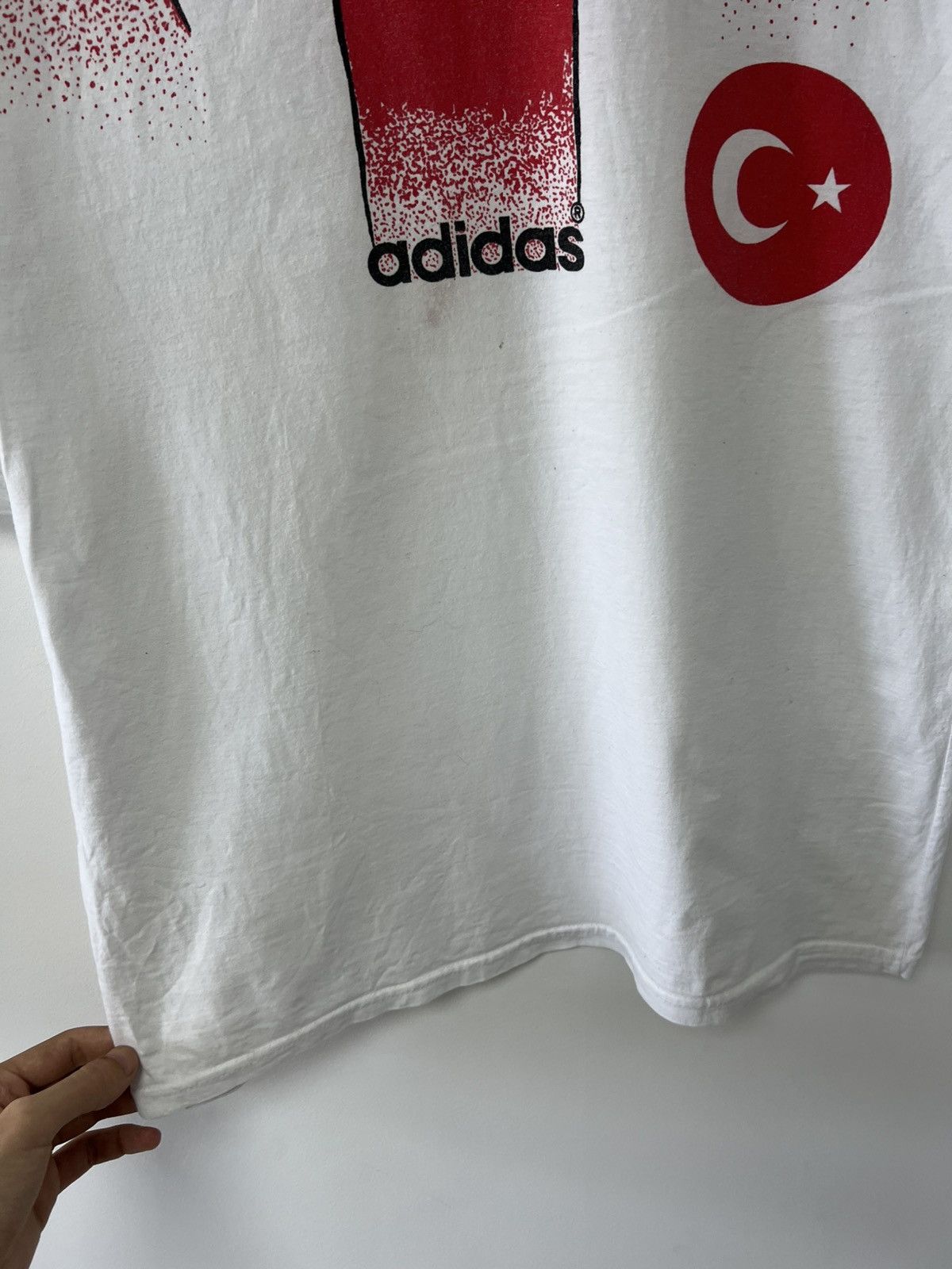 Adidas Turkey National Team 1996/1997 Football Shirt Jersey Adidas Size US XS / EU 42 / 0 - 10 Thumbnail