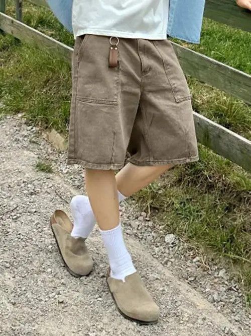 Jean Pants Denim jeans jorts Y2K Drip shorts Size US 32 / EU 48 - 1 Thumbnail