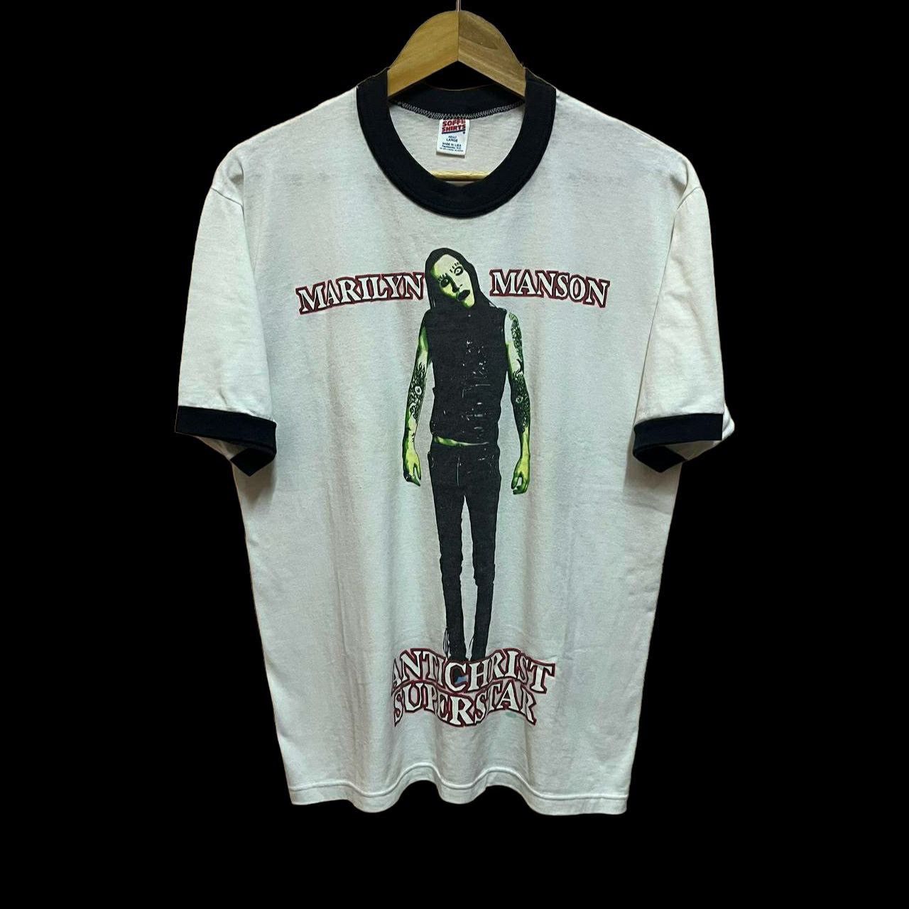 Band Tees Vintage 1996 Marilyn Manson Antichrist Superstar T Shirr Size US L / EU 52-54 / 3 - 1 Thumbnail