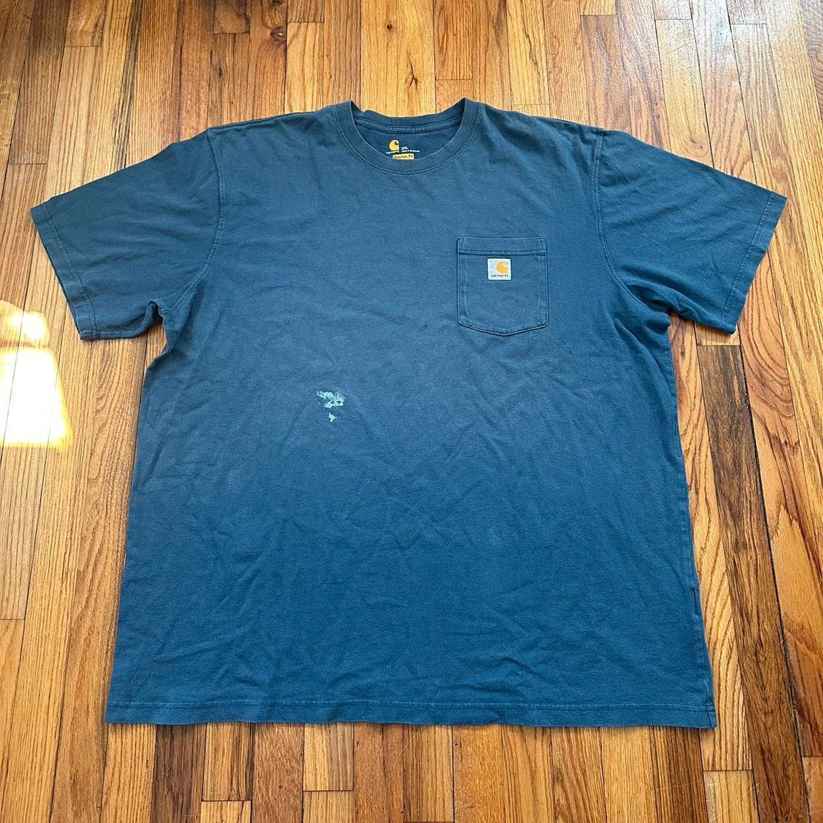 Carhartt Carhartt Original Fit Pocket Tee Shirt Distressed size 2XL Size US XXL / EU 58 / 5 - 1 Thumbnail