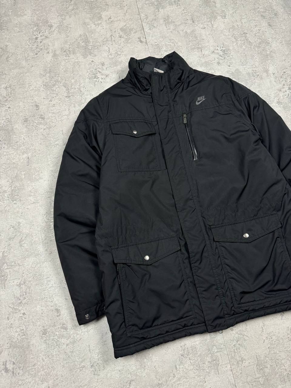 Nike Vintage Nike Y2K Black Zip Jacket Size L Size US L / EU 52-54 / 3 - 2 Thumbnail