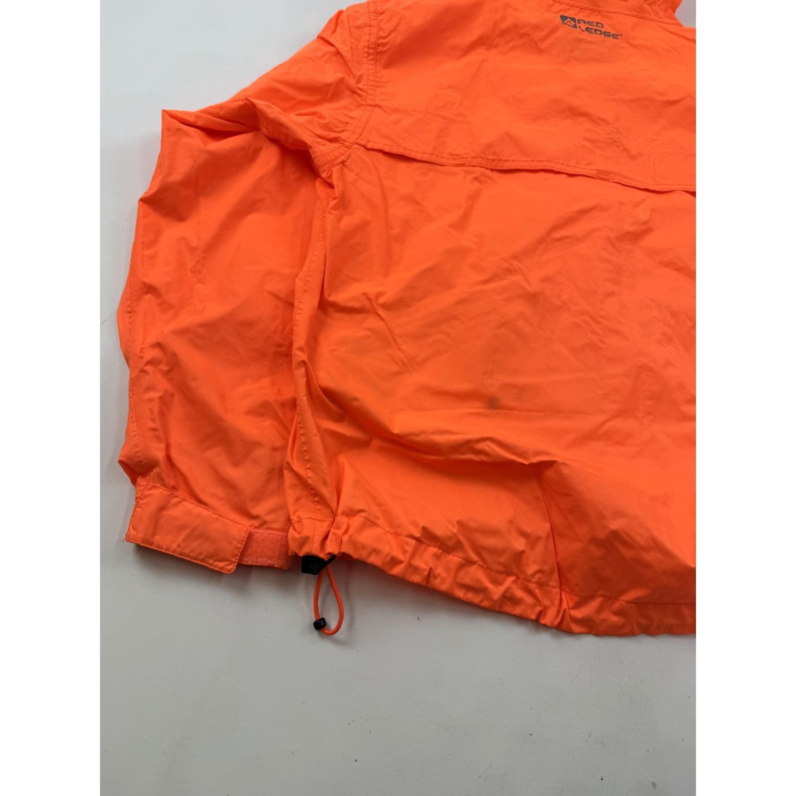 Vintage Red Ledge Jacket Mens XS Orange Hooded Packable Nylon Hiking Windbreaker Size US XS / EU 42 / 0 - 7 Thumbnail