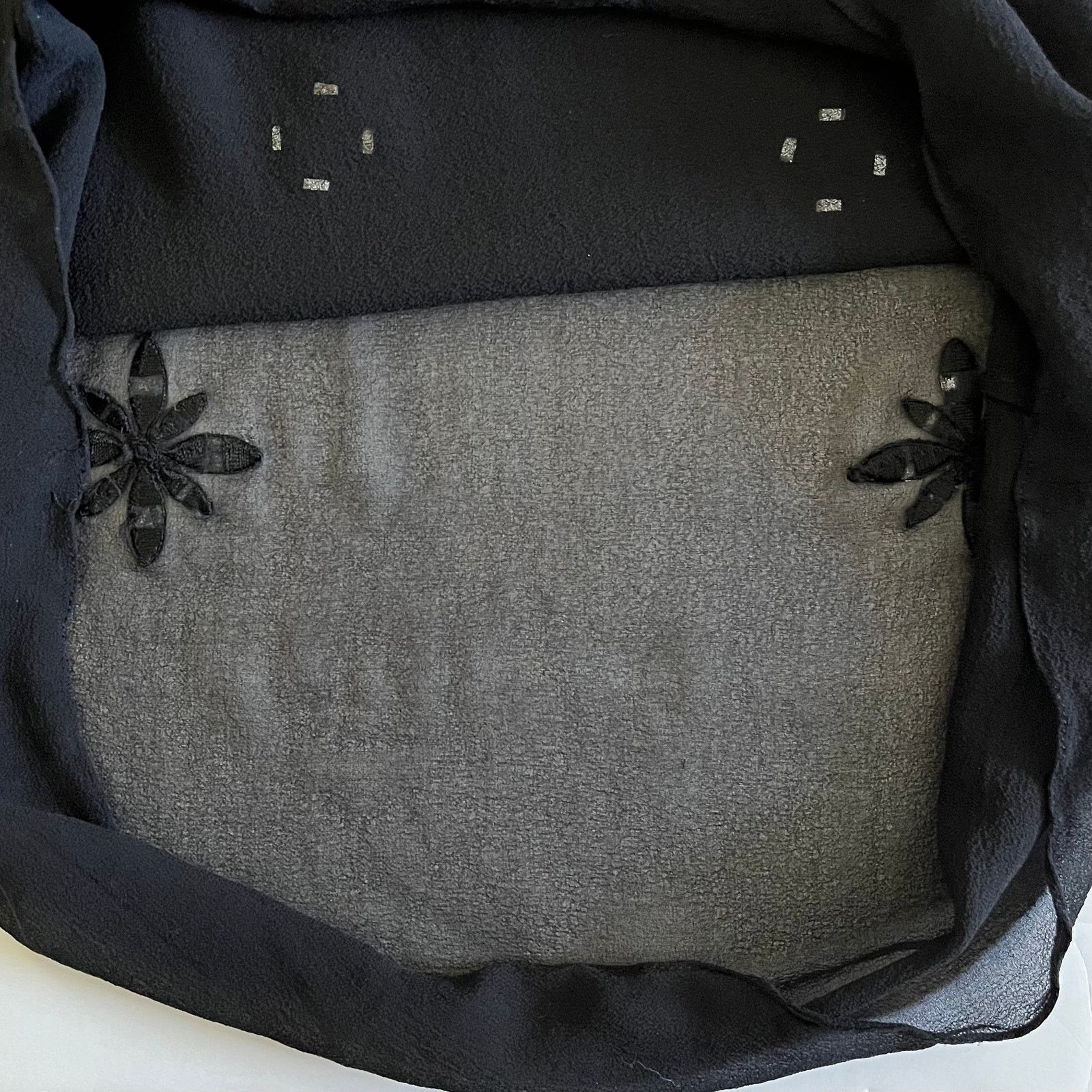 BEC + BRIDGE Bec & Bridge Black Silk Sencha Embellished Tee Blouse Size S / US 4 / IT 40 - 6 Thumbnail