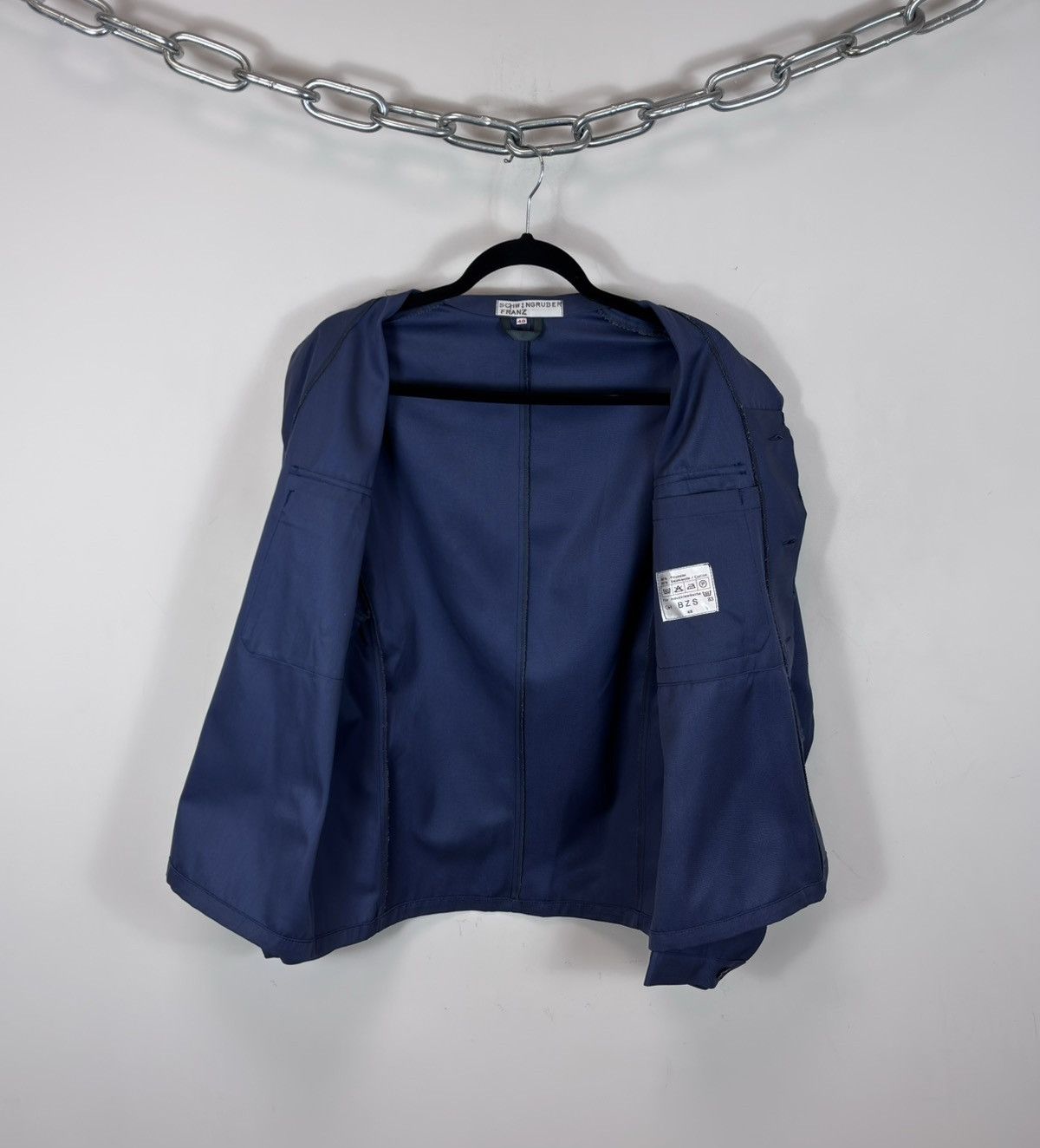 Other Vintage German Workwear Blue Utility Jacket Chore Coat Size US M / EU 48-50 / 2 - 10 Thumbnail