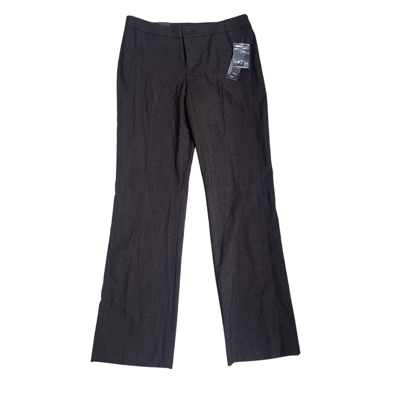 Mossimo Mossimo Modern Fit Stretch Straight Leg Pants - Brown-Size 6 Size 28" / US 6 / IT 42 - 1 Thumbnail