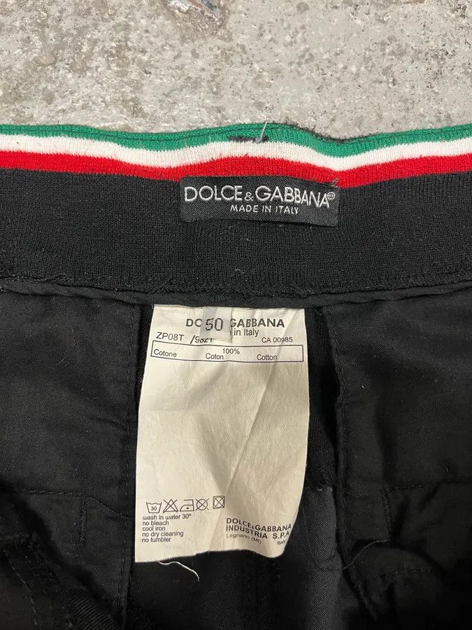 Vintage AW2007 Dolce & Gabbana Multi Pockets Cargo Black & Grey Pants Size US 32 / EU 48 - 10 Thumbnail