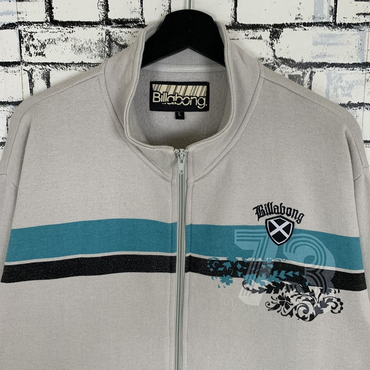 Billabong × Designer × Vintage Vintage Billabong Sweatshirt Zipper Jacket Large Size Size US L / EU 52-54 / 3 - 3 Thumbnail