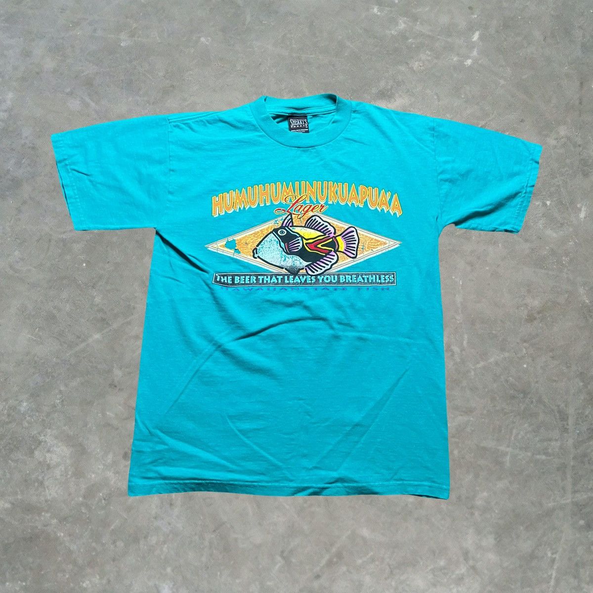 Vintage Vintage Humuhumunukuapua'a Hawaiian Lager Graphic T Shirt Size US S / EU 44-46 / 1 - 2 Thumbnail
