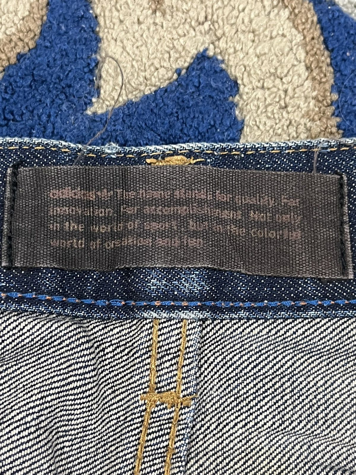 Adidas Vintage Adidas Flower Baggy Selvedge Denim Size US 33 - 13 Thumbnail