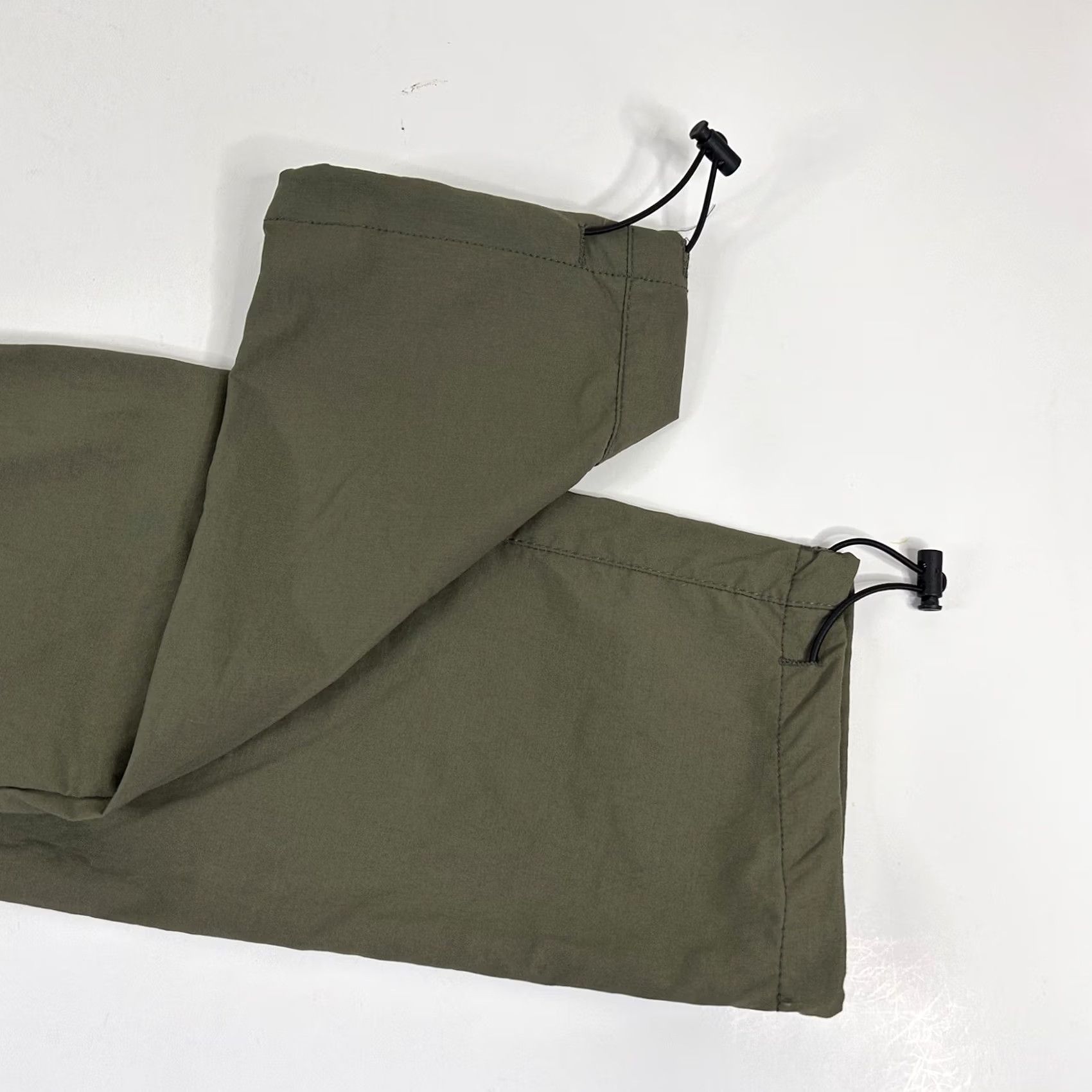 Olive American Stitch XL Flex Waist Drawstring Cargo Pants Olive Green Nylon Blend Size US 36 / EU 52 - 6 Thumbnail