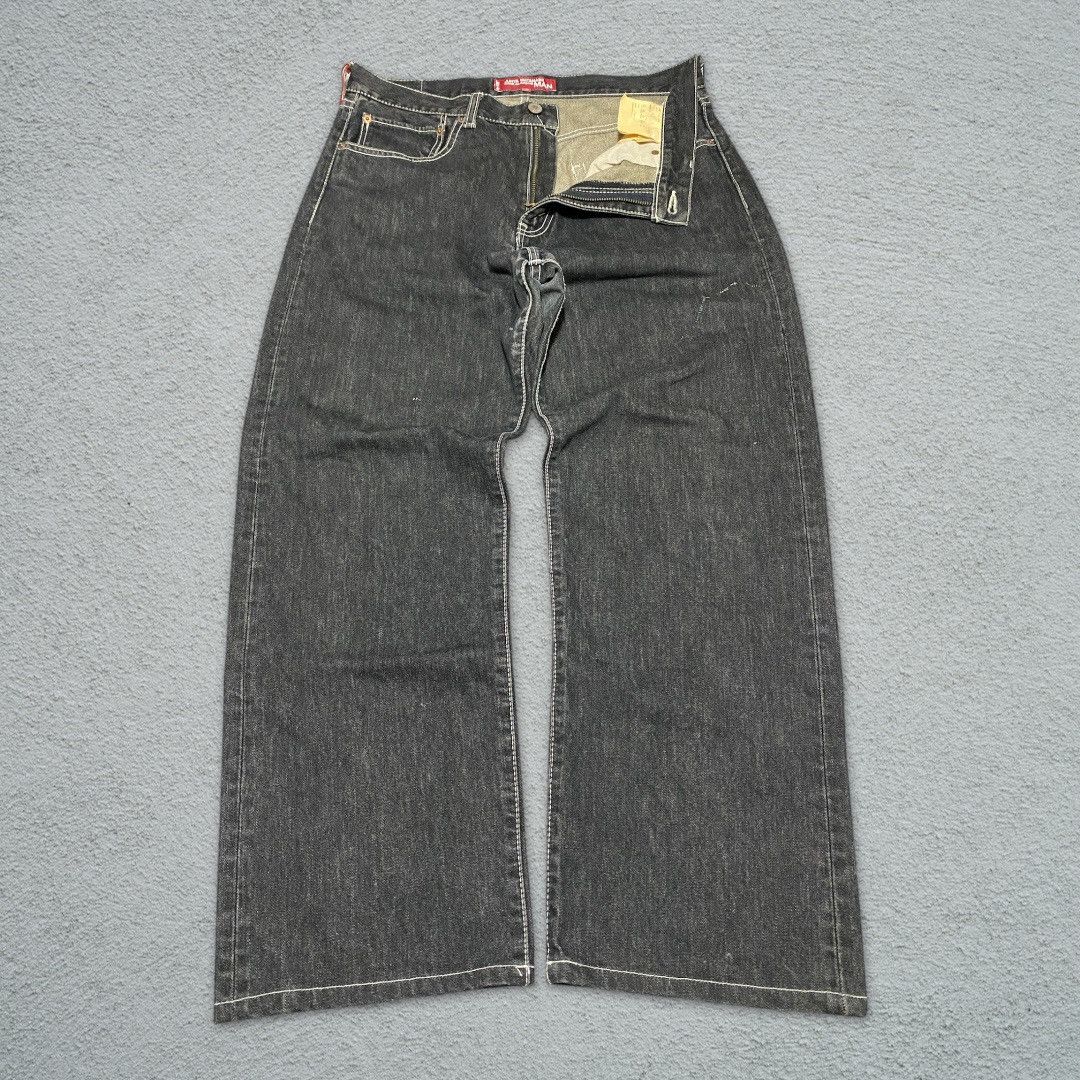 Junya Watanabe FW03 JUNYA WATANABE X LEVI’S ACID WASH BLACK BAGGY PANTS Size US 34 / EU 50 - 12 Thumbnail