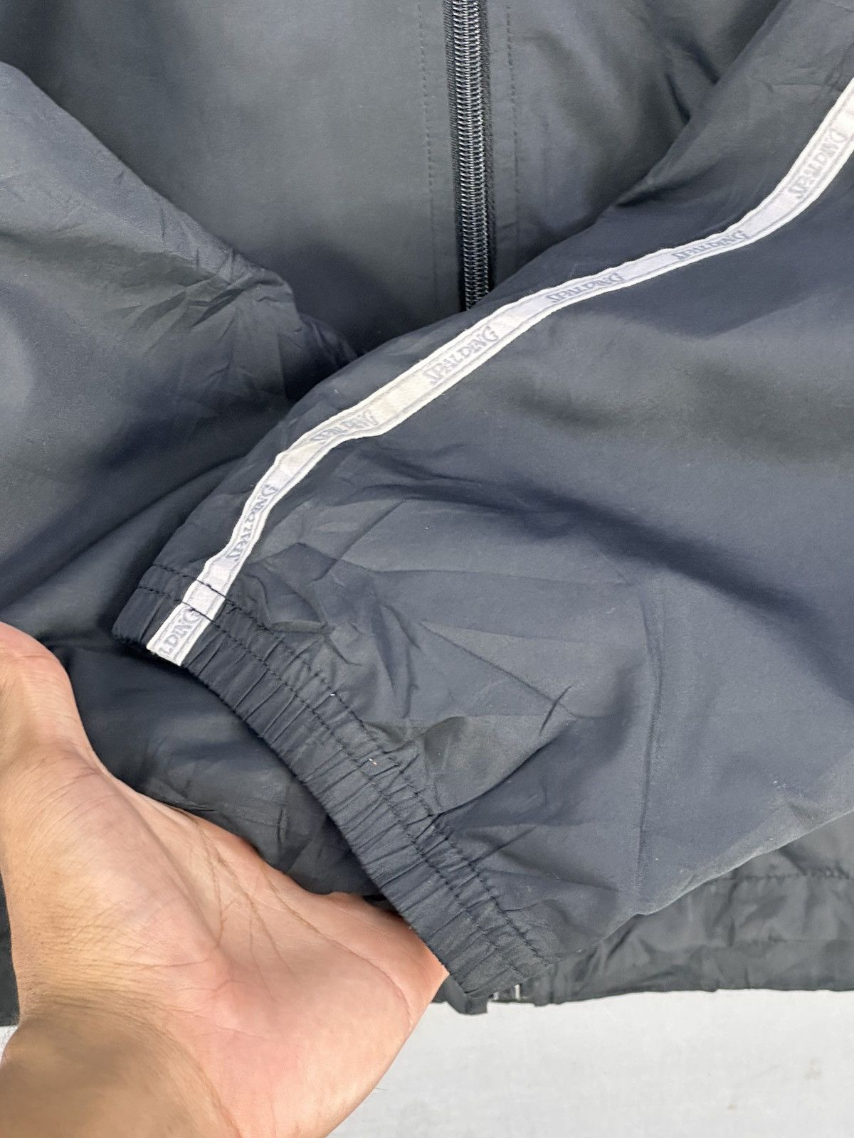 Spalding Spalding Embroidered Logo Windbreaker Jacket Size US L / EU 52-54 / 3 - 12 Thumbnail