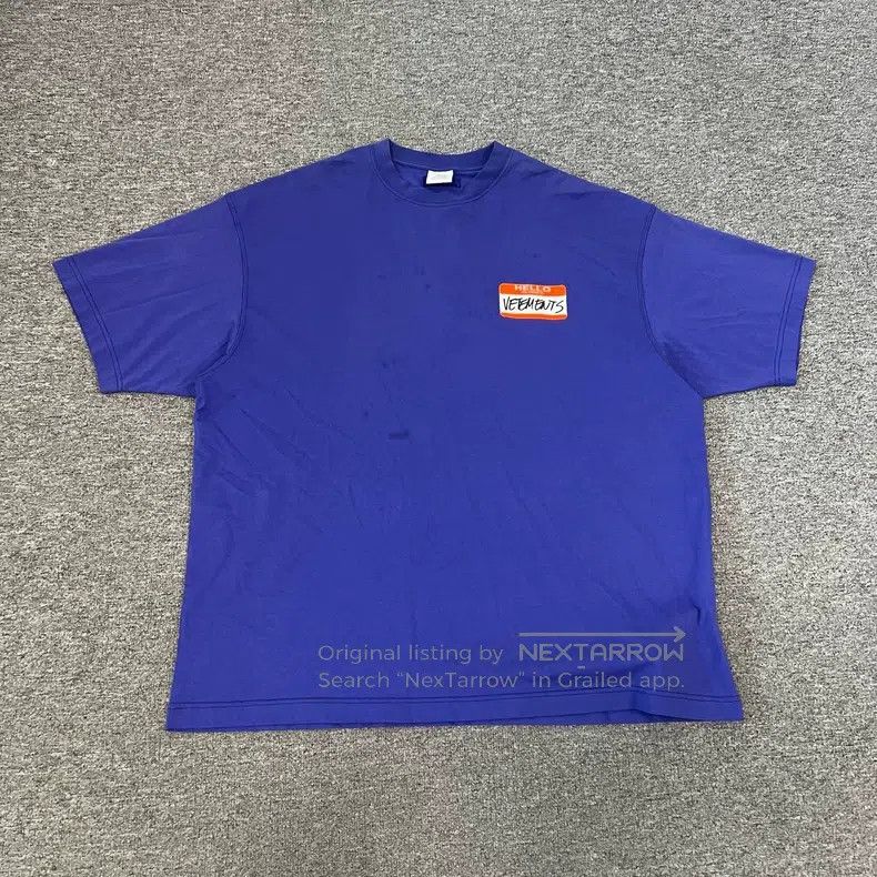 Vetements Vetements Signature Logo Short Sleeve T-Shirt Size US S / EU 44-46 / 1 - 2 Thumbnail