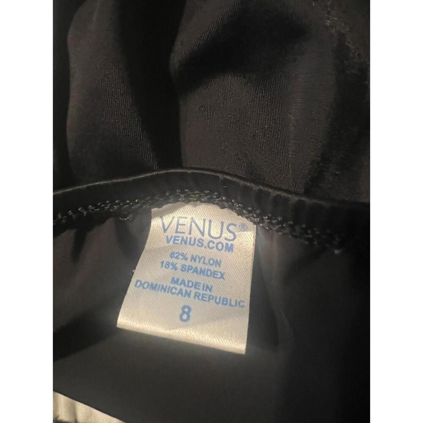 Venus VENUS Bikini Set 8 Black High Waisted O Front Chic Swimwear Size ONE SIZE - 7 Thumbnail