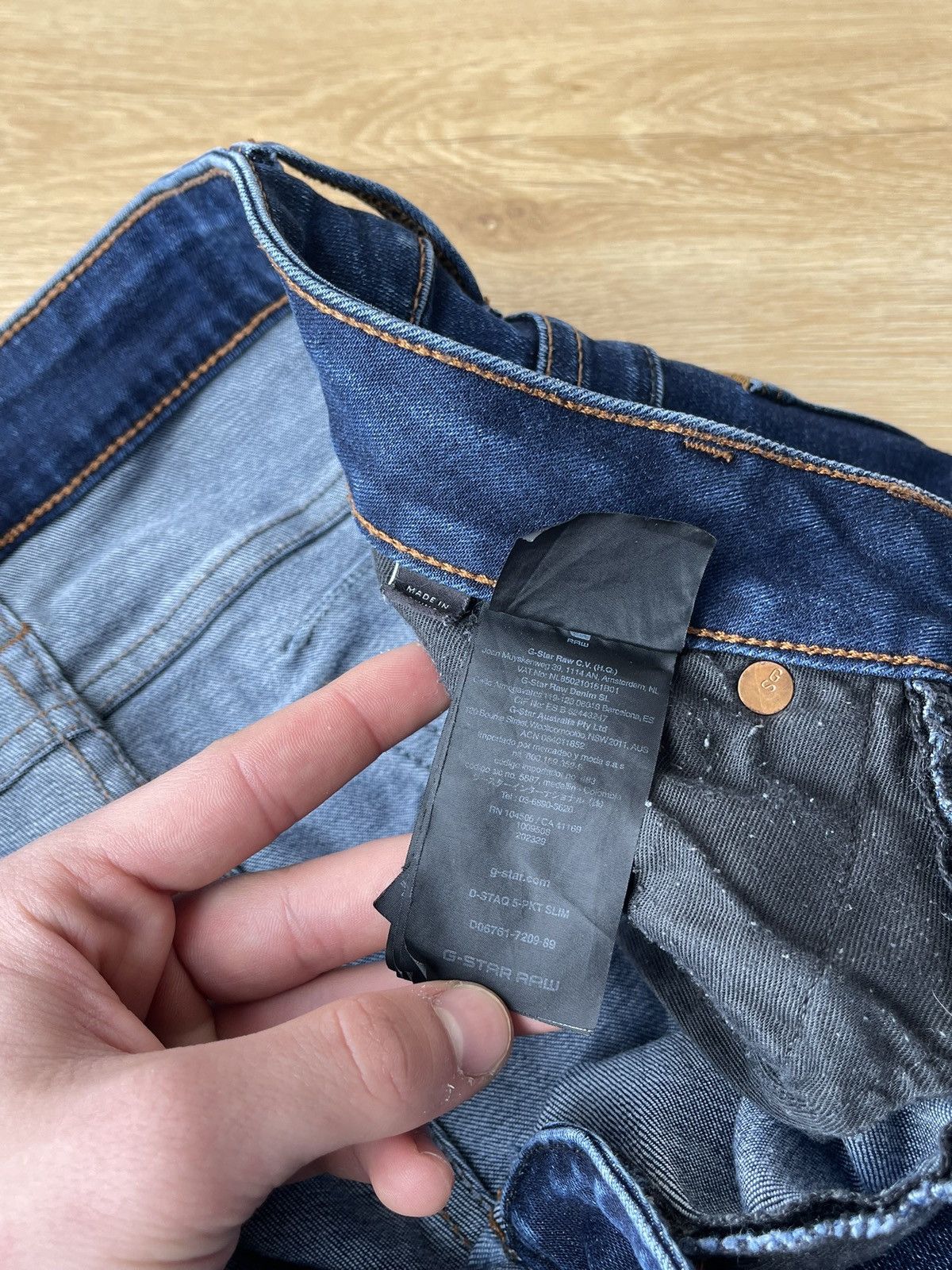 G-Star Vintage G Star Raw Distressed Denim Jeans y2k atlanta drip Size US 30 / EU 46 - 16 Thumbnail