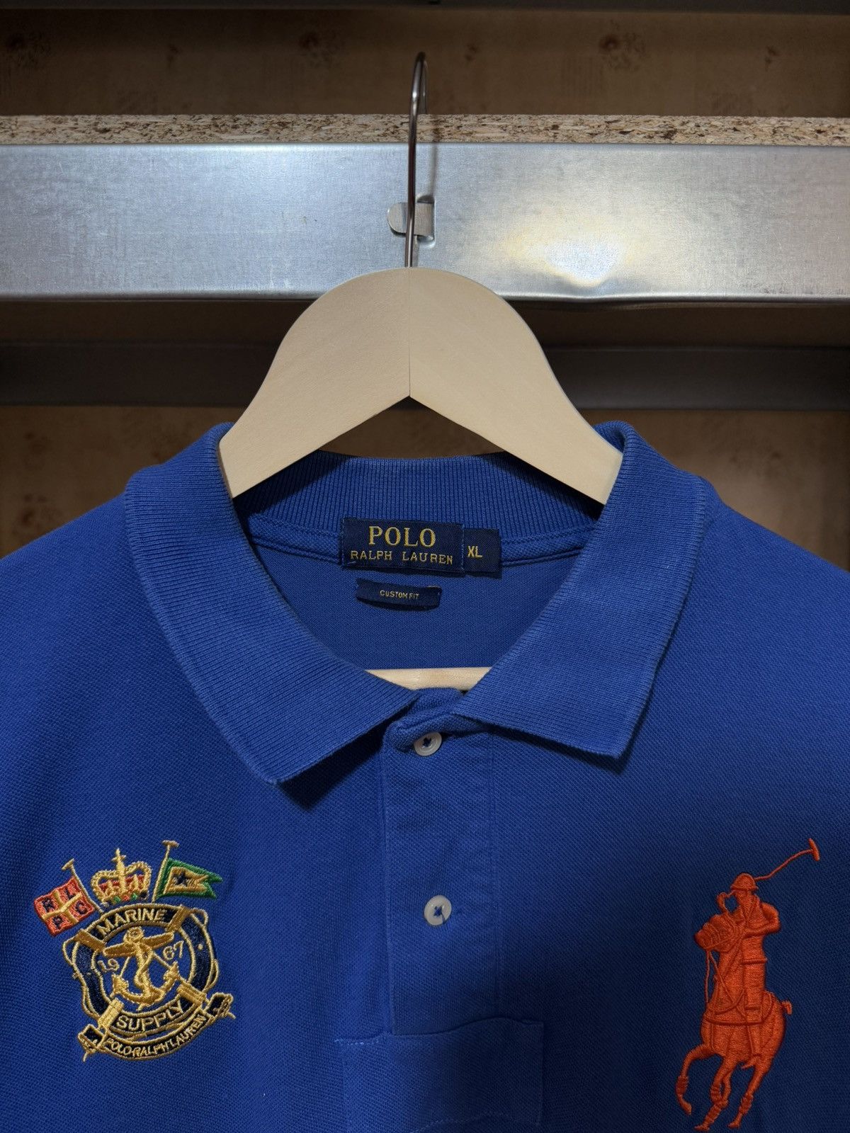 Polo Ralph Lauren × RRL Ralph Lauren × Rugby Ralph Lauren Vintage Polo Ralph Lauren Marine Supply Polo Chief Kiff Size US XL / EU 56 / 4 - 5 Thumbnail