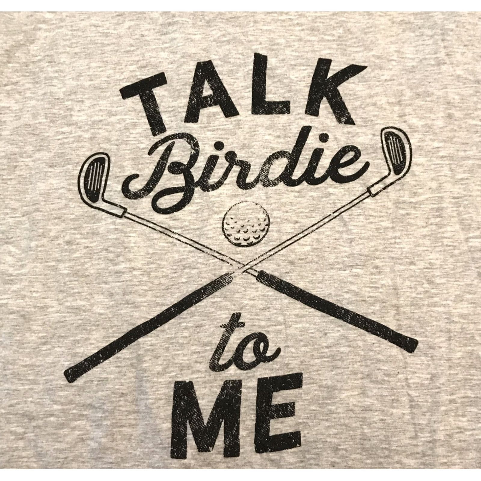 Vintage Crazy Dog Tshirts Talk Birdie to Me Mens T-Shirt Gray 2XL Golf Funny Graphic Short Sleeve Crew Neck Cotton Blend Shirt Mens Size US XXL / EU 58 / 5 - 4 Thumbnail