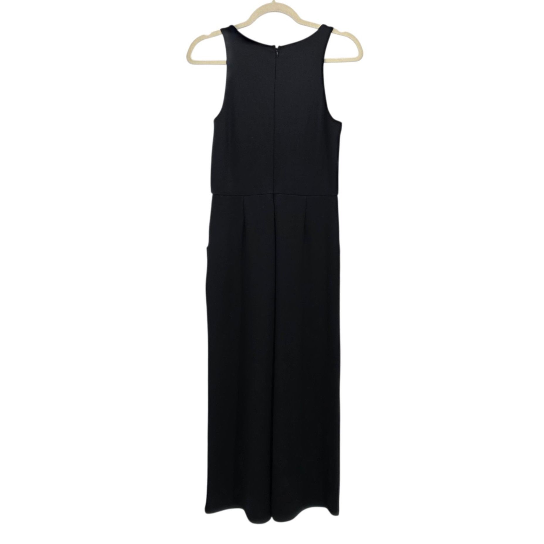 Other NEW Evereve Womens Small Jumpsuit Farrah Ponte Wide Leg Crop Size 28" / US 6 / IT 42 - 3 Thumbnail