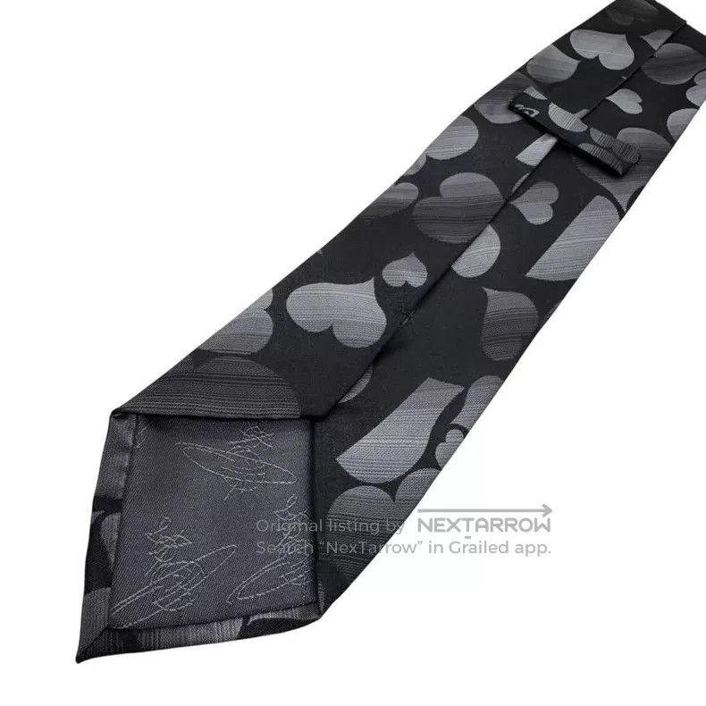 Vivienne Westwood Vivienne Westwood Grey and Black Plaid Silk Tie Size ONE SIZE - 3 Thumbnail