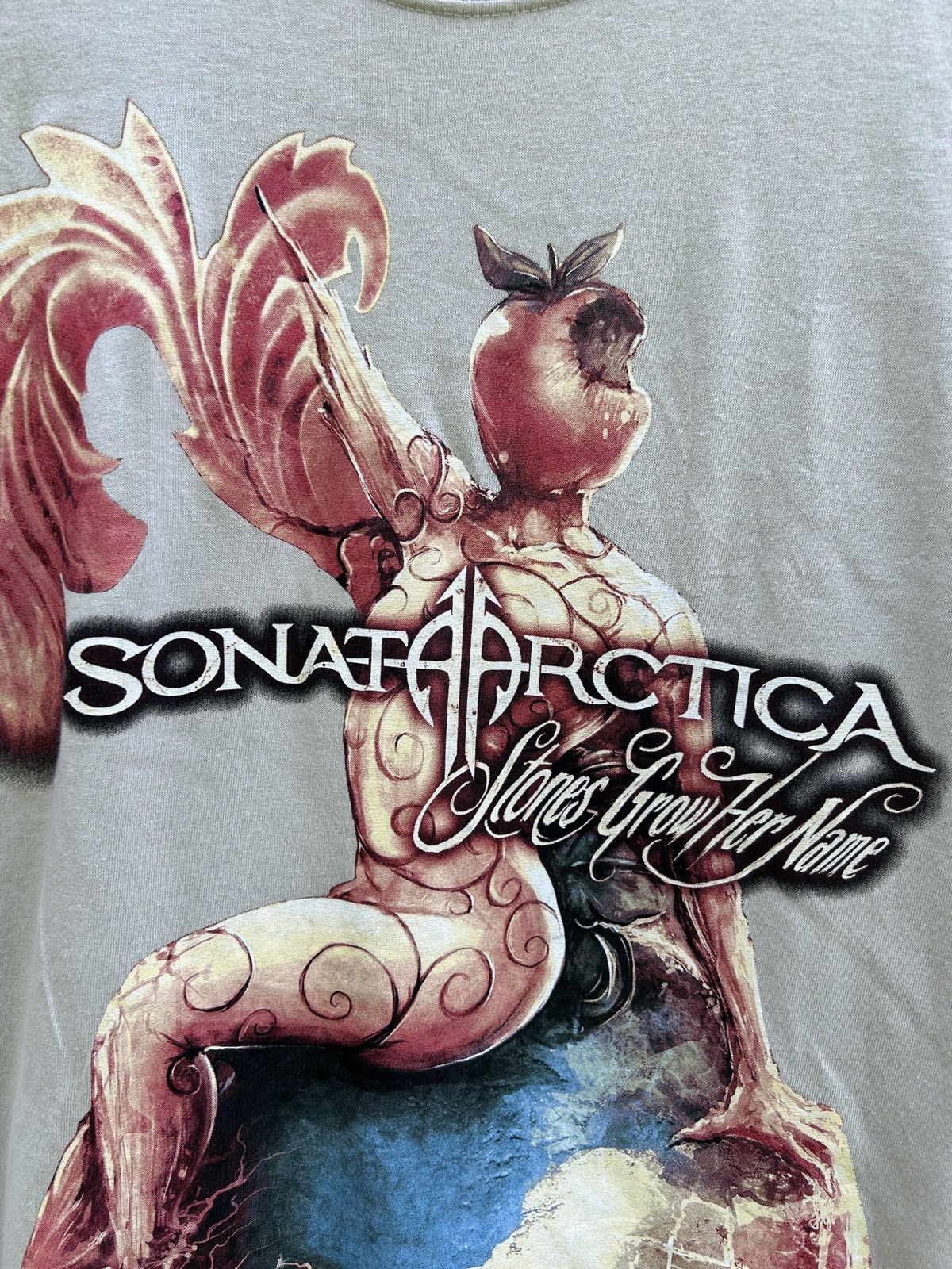 Band Tees Vintage Sonata Arctica Stones Grow Her Name 2012 AOP Tee Size US L / EU 52-54 / 3 - 3 Thumbnail