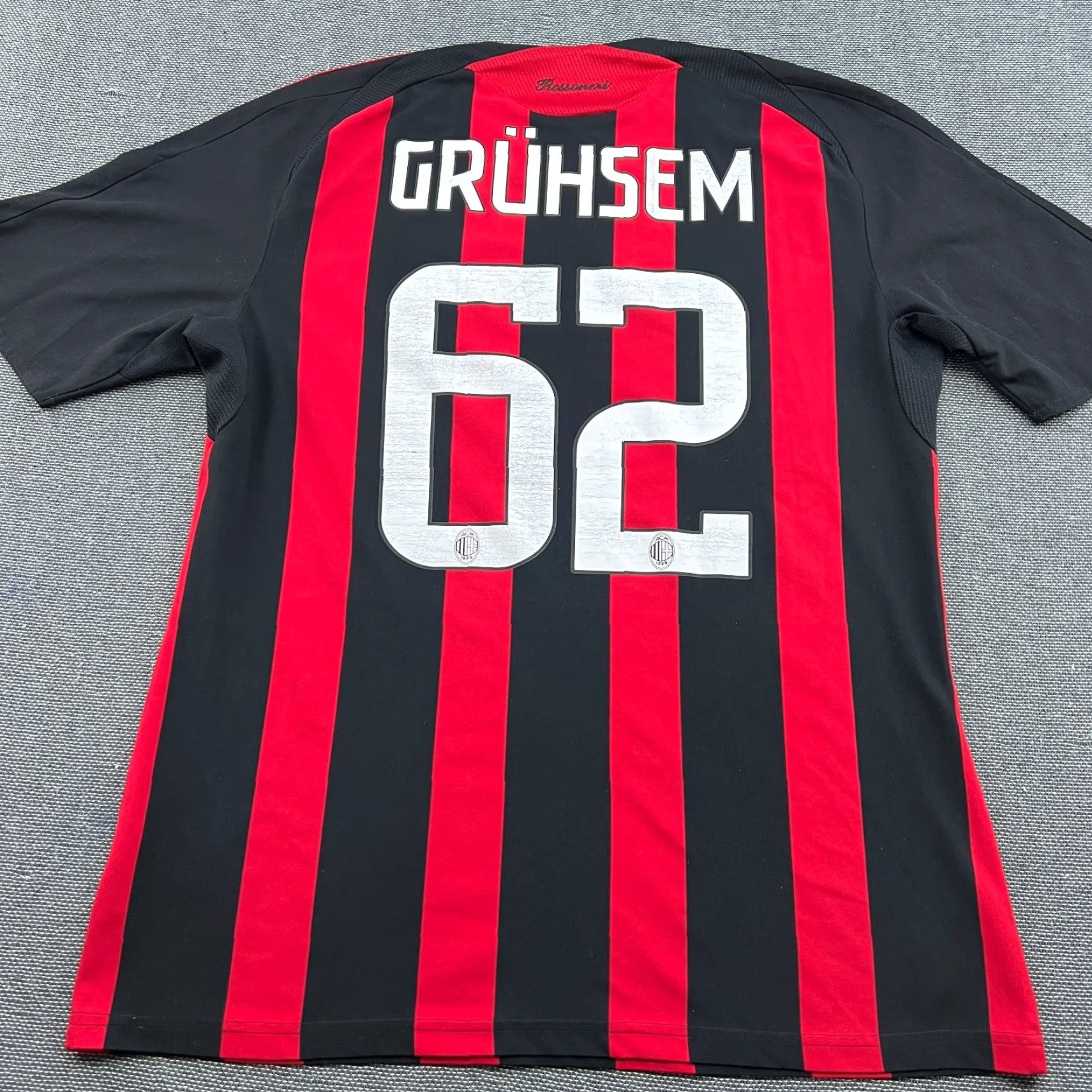Adidas AC Milan 2008 2009 Home Football Jersey Mens Large Adidas Shirt Shirt Shirt Size US L / EU 52-54 / 3 - 4 Thumbnail