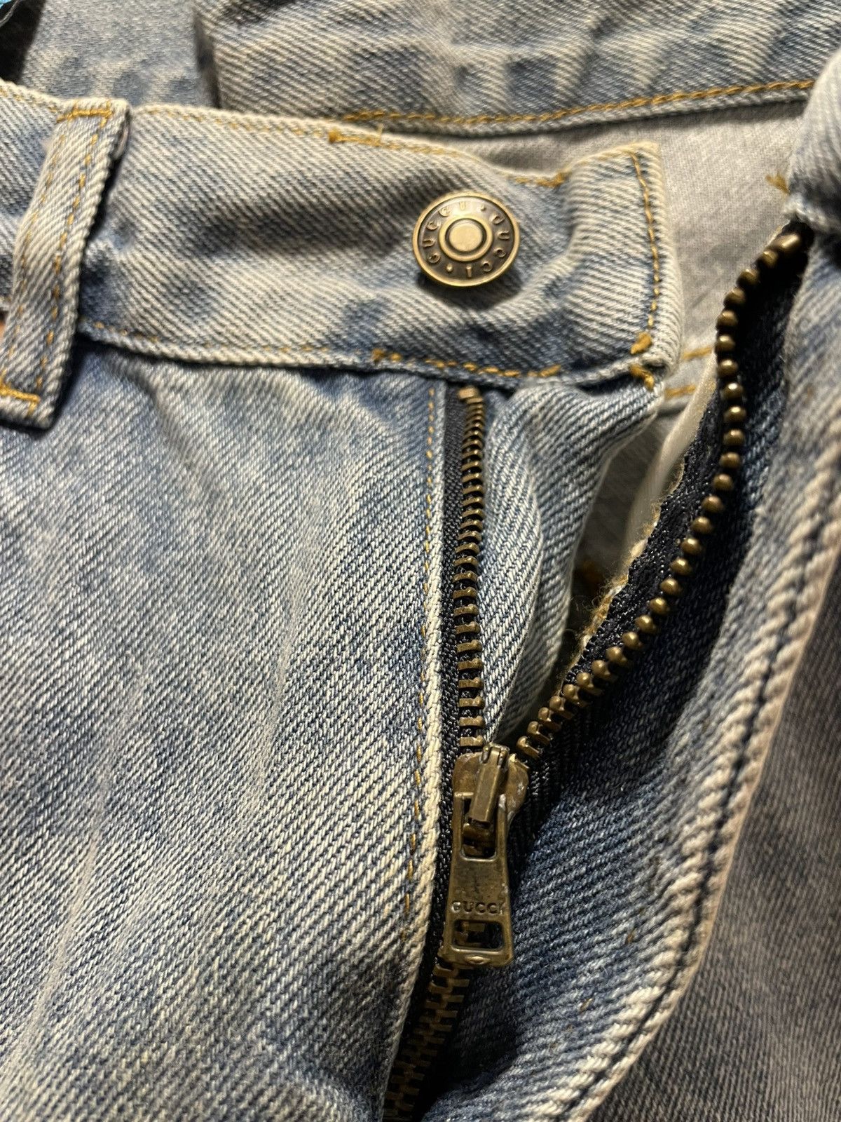 Gucci GUCCI X Disney Eco Denim Cut off Shorts Size 29" - 5 Thumbnail