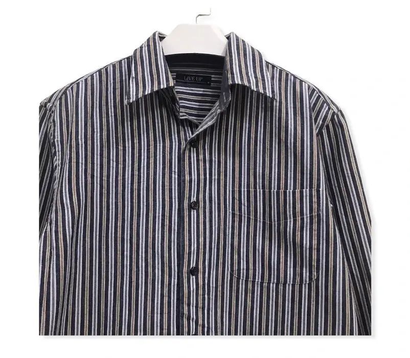 Flannel Live Up Stripe Design Flannel Shirt Size US M / EU 48-50 / 2 - 2 Thumbnail