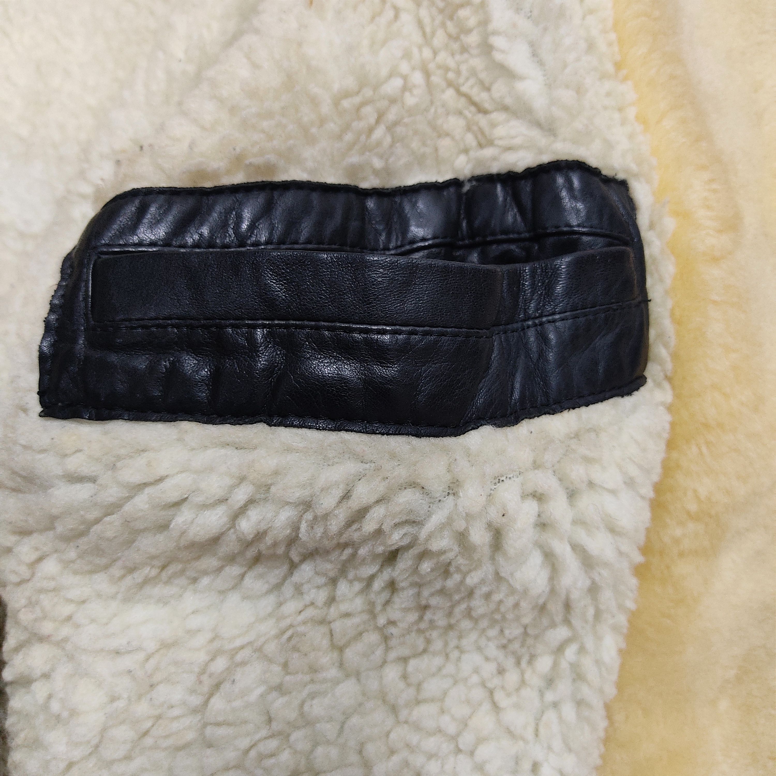 Genuine Leather Vintage 60s Bikers Shearling Fur Lined Leather Jacket Size US M / EU 48-50 / 2 - 14 Thumbnail
