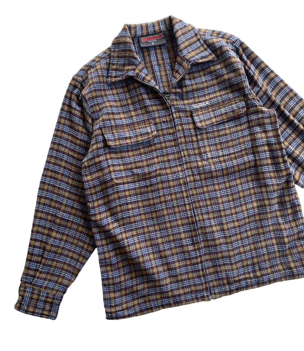 Vans × Vintage Vans Zipper Plaid Shirt Size US M / EU 48-50 / 2 - 4 Thumbnail