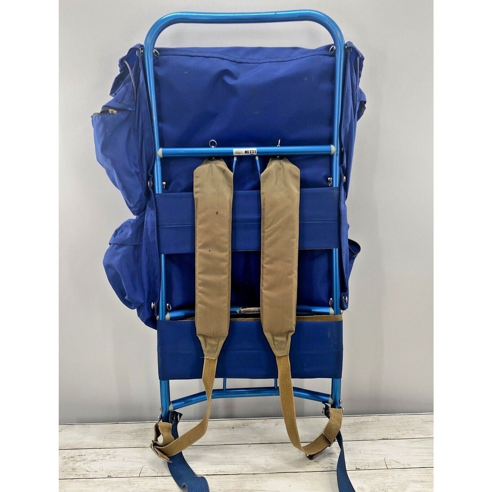 The Unbranded Brand Vintage Blue World Famous Everest #231 Hiking Backpack Size ONE SIZE - 2 Thumbnail