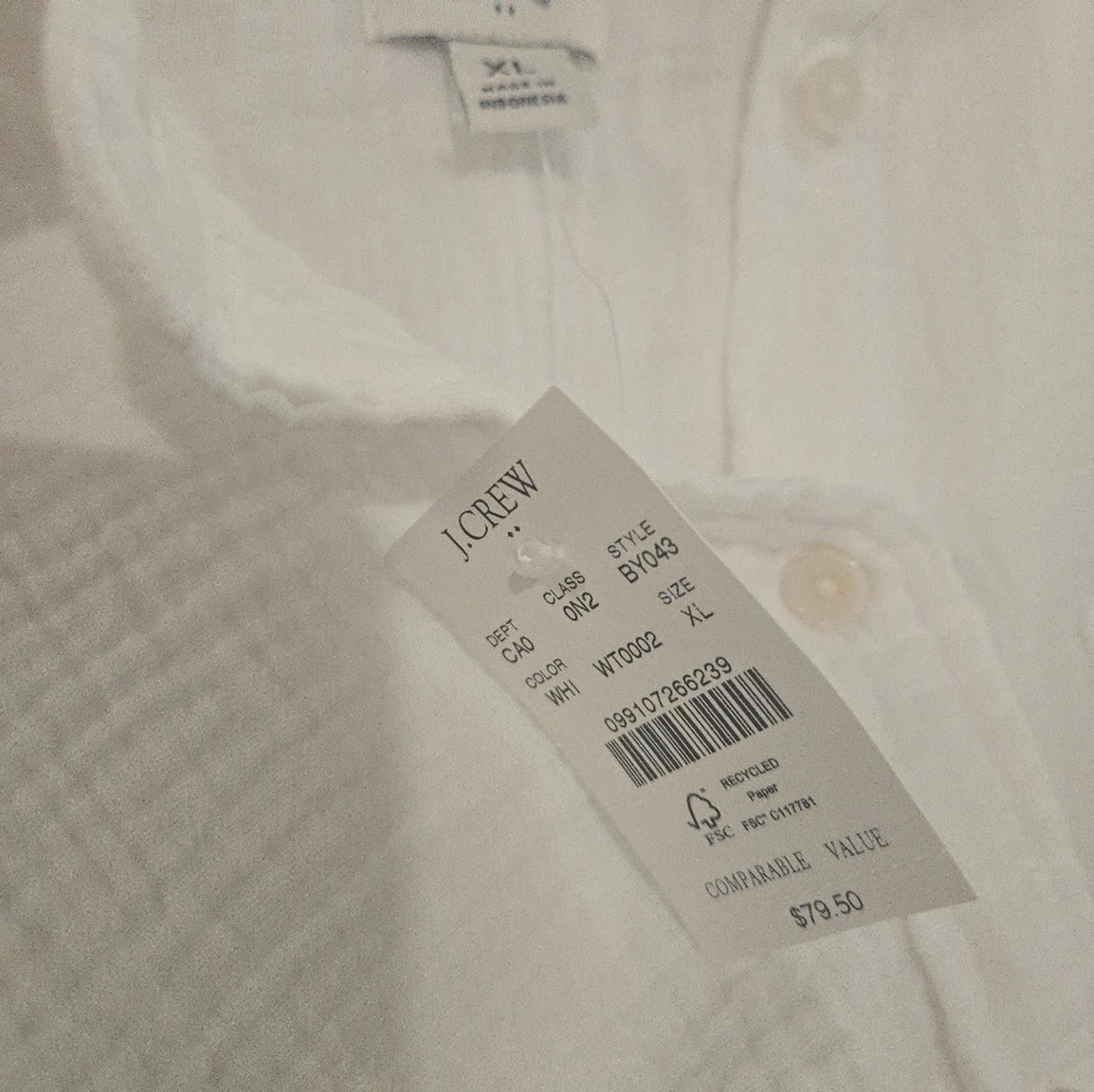 J.Crew J Crew Gauze Button-Up Shirt Size XL / US 12-14 / IT 48-50 - 6 Thumbnail
