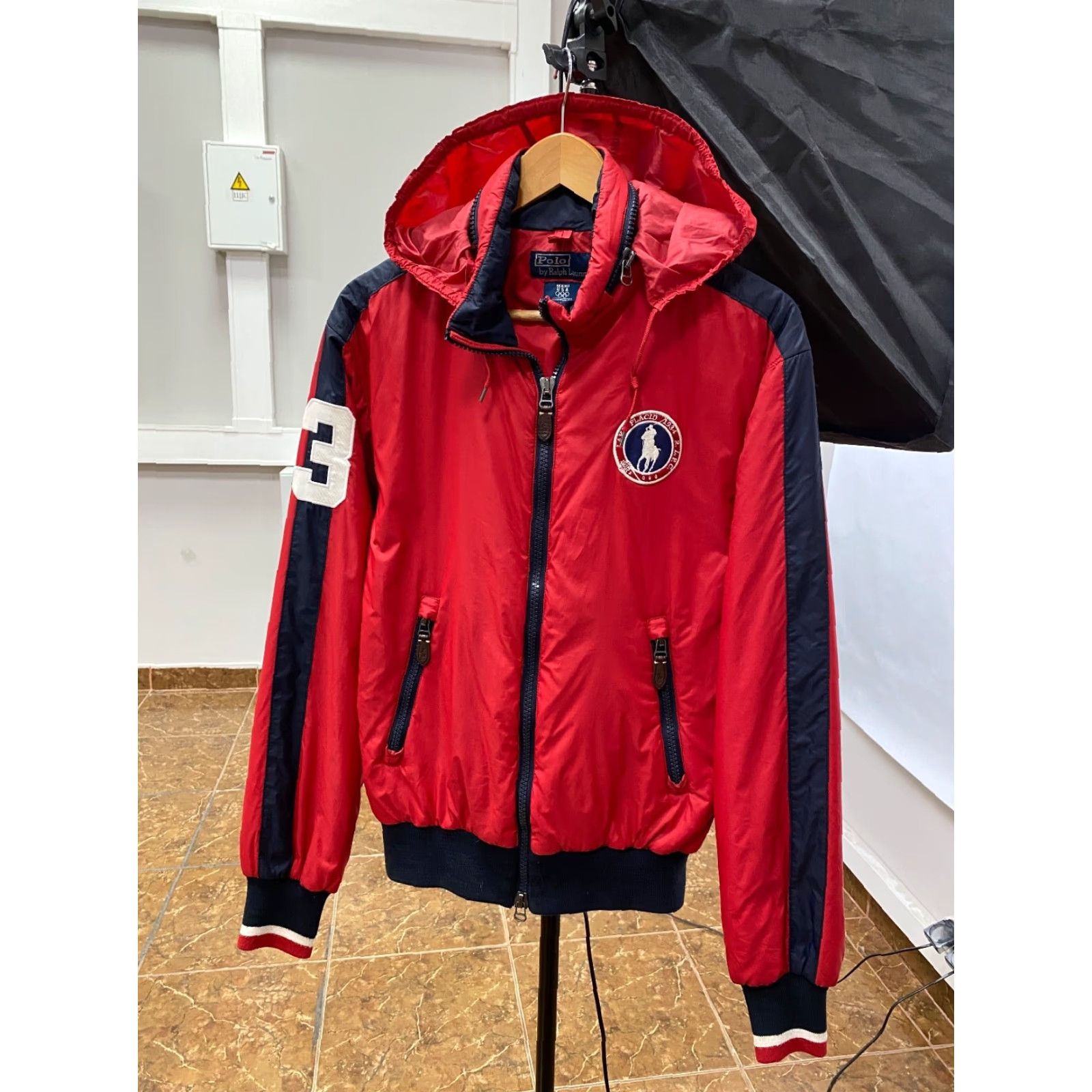 Polo Ralph Lauren Ralph Lauren USA Olympic Team 2010 Jacket Polo Ralph Lauren Mens Size S Red Retro Hype USA Theme Jacket Size US S / EU 44-46 / 1 - 2 Thumbnail