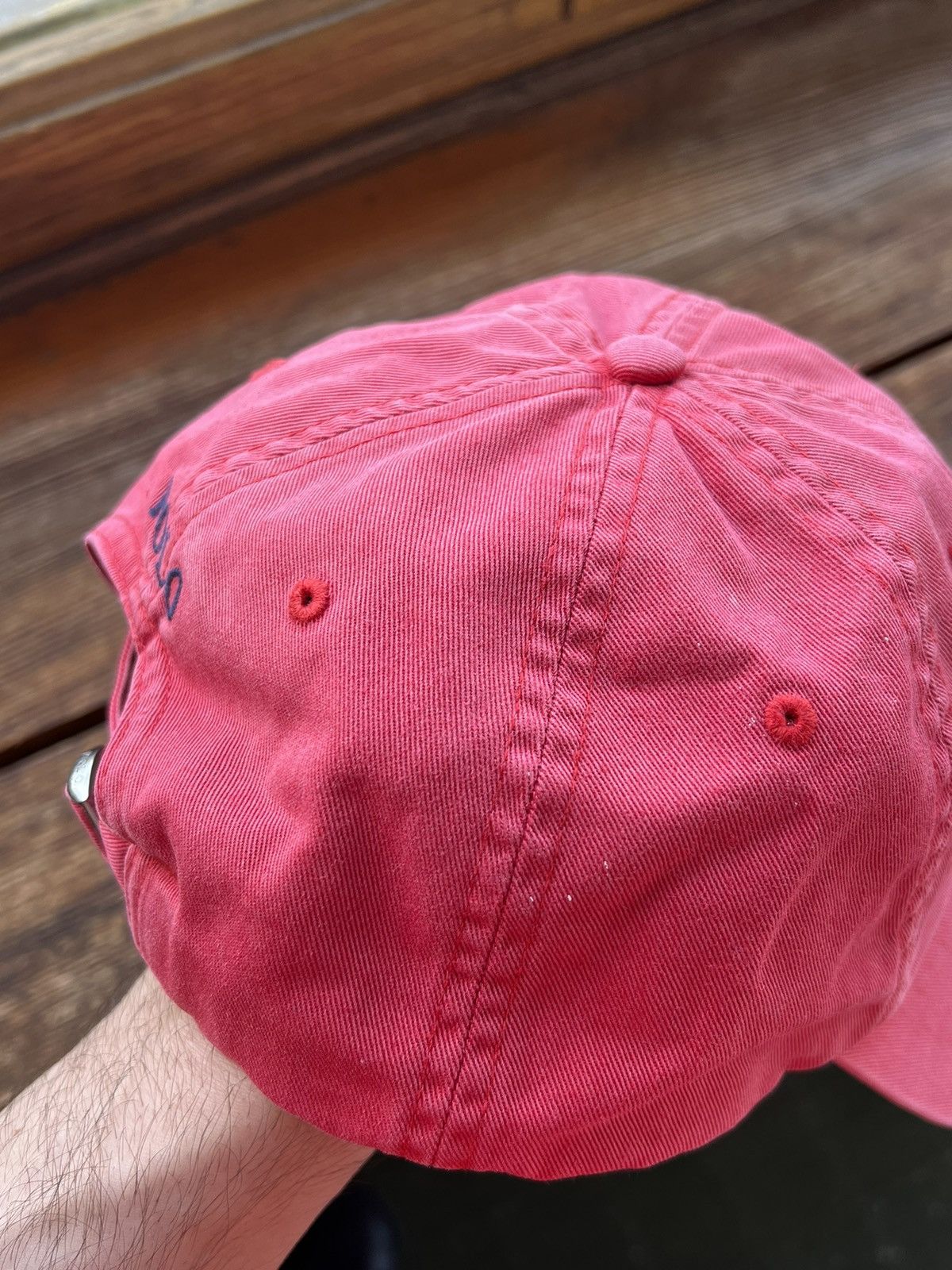 Polo Ralph Lauren Y2K Polo Ralph Lauren Hat Distressed faded Size ONE SIZE - 9 Thumbnail