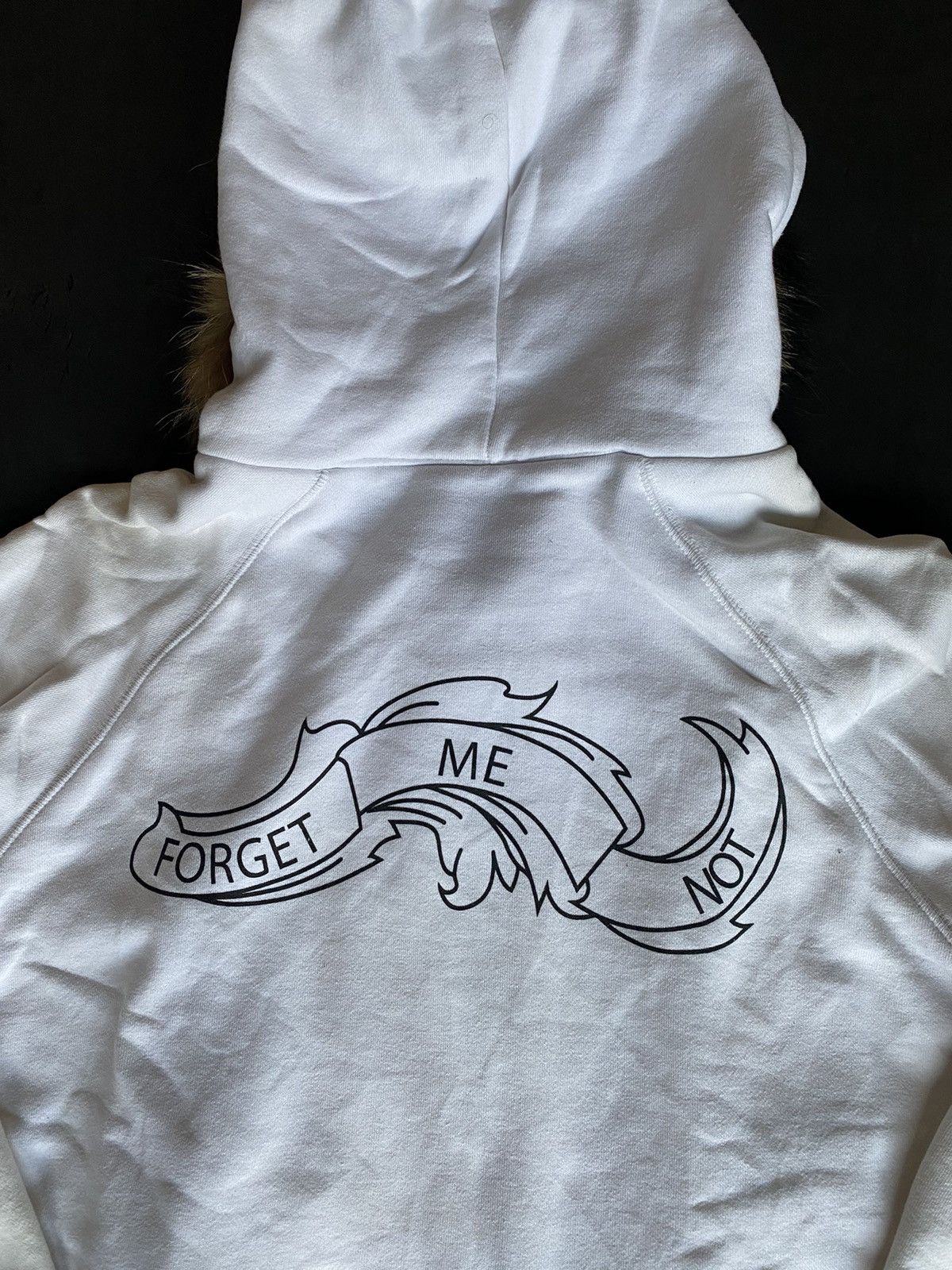 GOSTAR DE FUGA Codescombine furhoodie forget me not Size US L / EU 52-54 / 3 - 5 Thumbnail