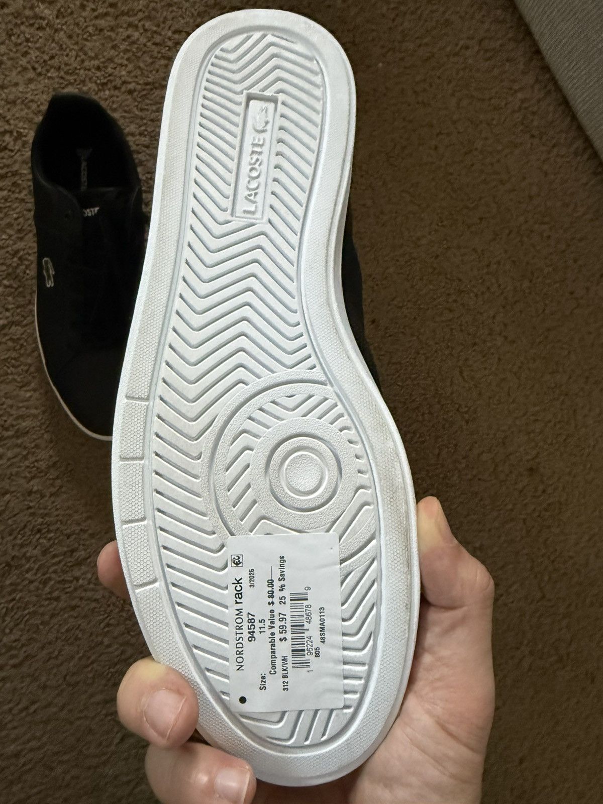 Lacoste Lacoste Leather Sneakers Size US 11.5 / EU 44-45 - 5 Thumbnail