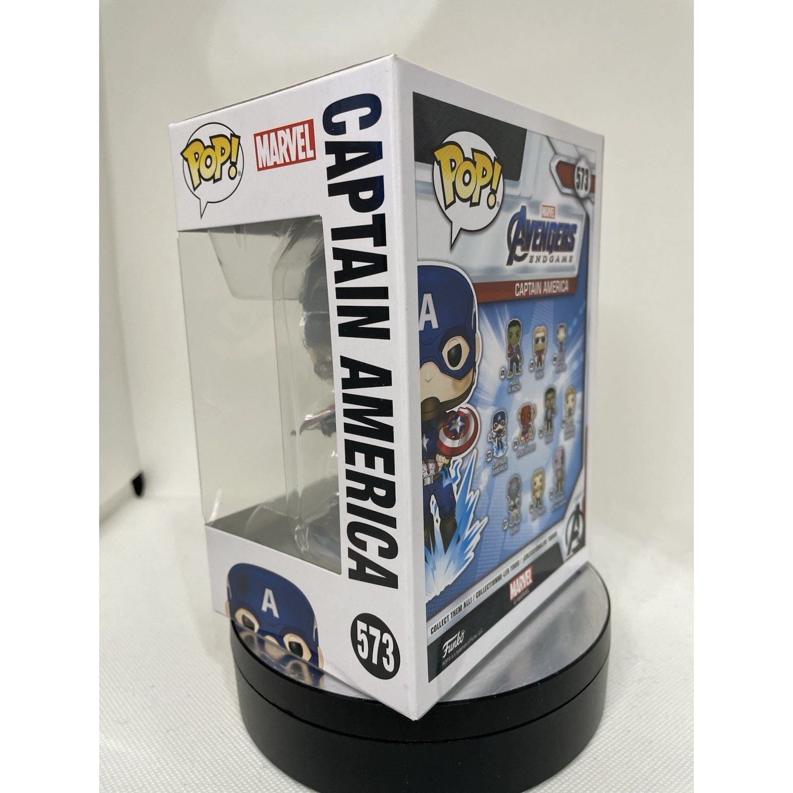 Marvel Comics Funko Pop! Captain America #573 Avengers Endgame Size ONE SIZE - 4 Thumbnail