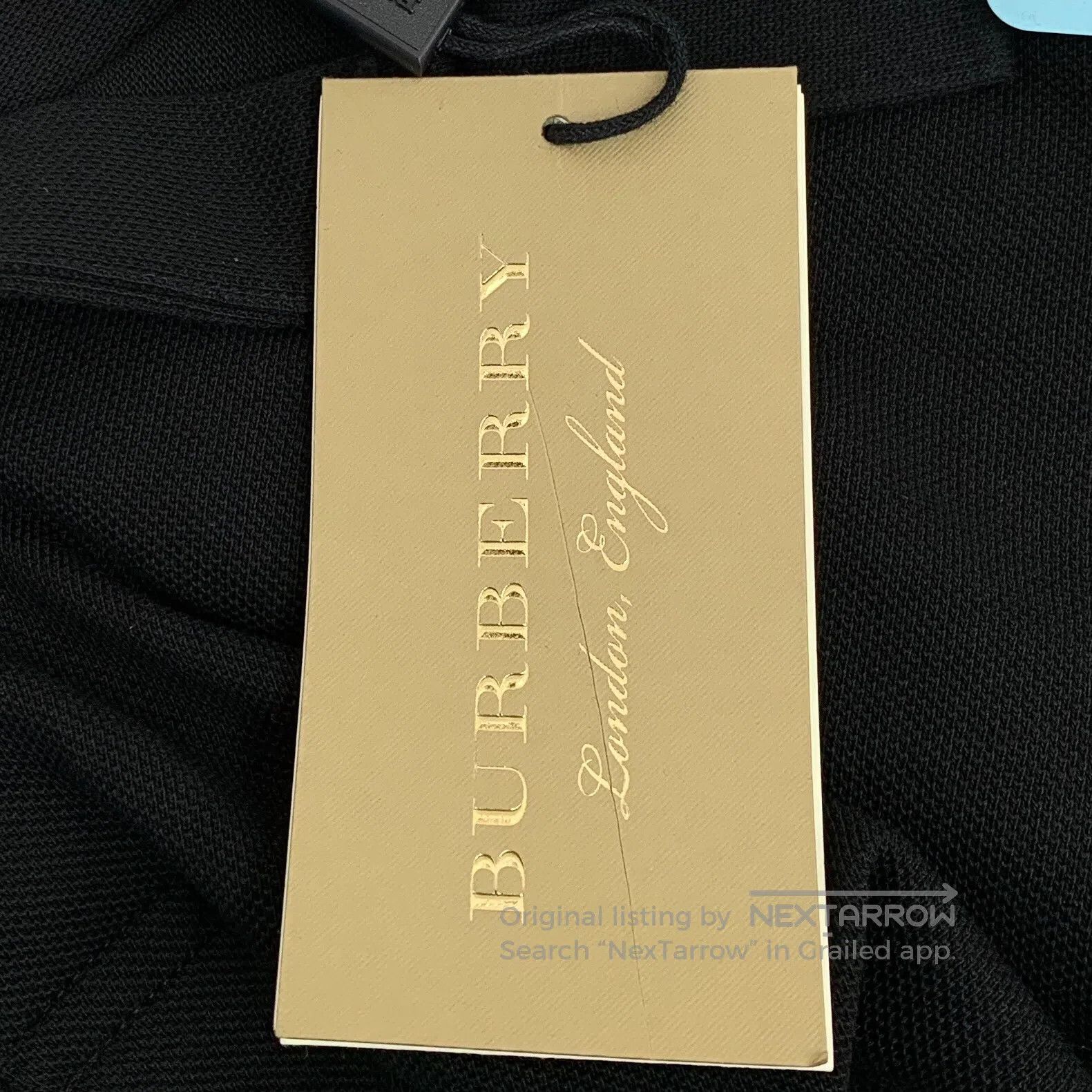 Burberry Burberry Black cotton polo shirt with knight horse embroid Size US M / EU 48-50 / 2 - 7 Thumbnail