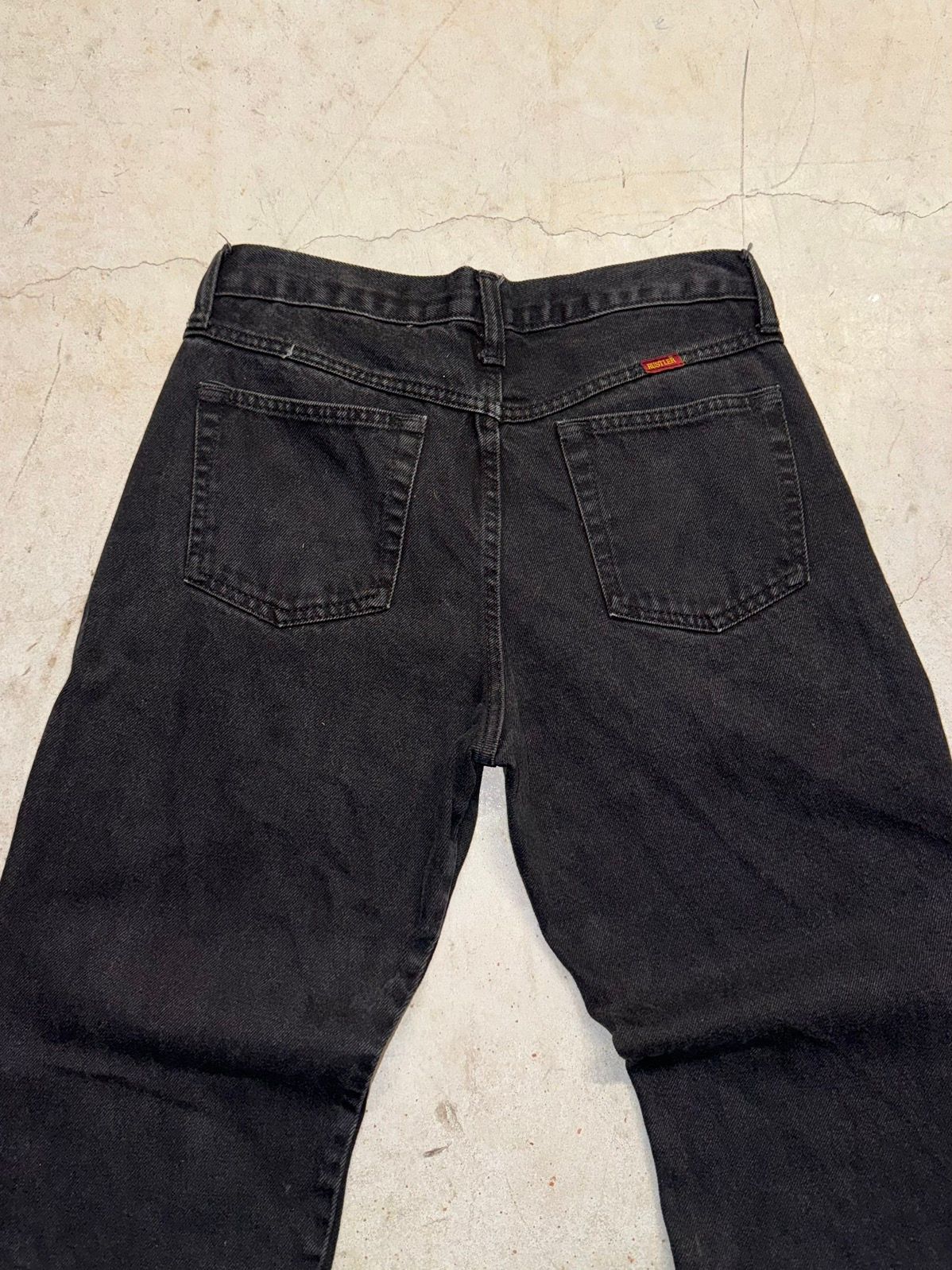 Vintage Crazy Vintage 90s Carhartt Style Faded Black Baggy Jeans Size US 31 - 6 Thumbnail