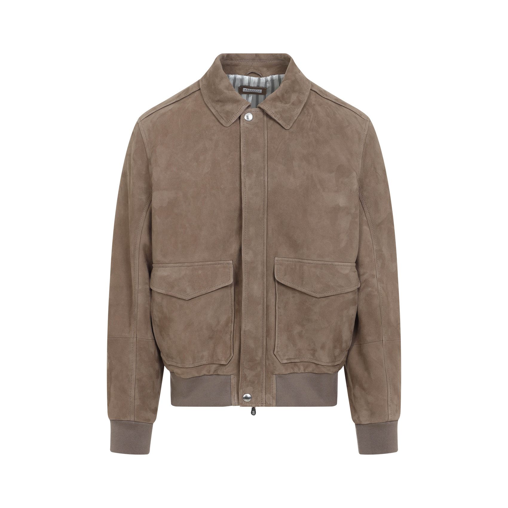 Brunello Cucinelli BRUNELLO CUCINELLI Leather Bomber Jacket