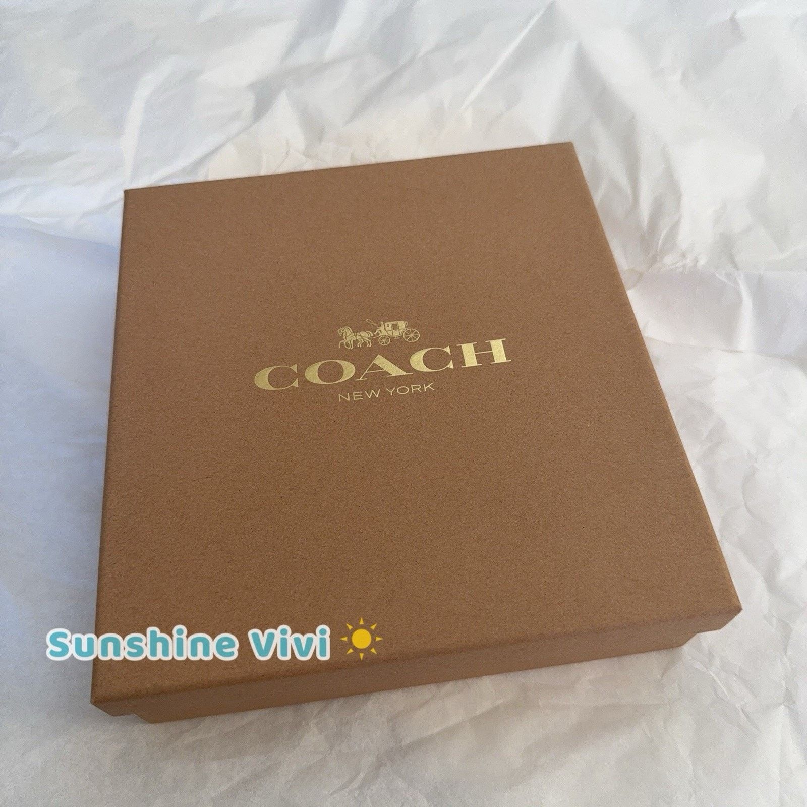 Coach NWT Coach Boxed Medium Pet Collar CX157 Gold/Walnut/Bold Red Size ONE SIZE - 2 Thumbnail
