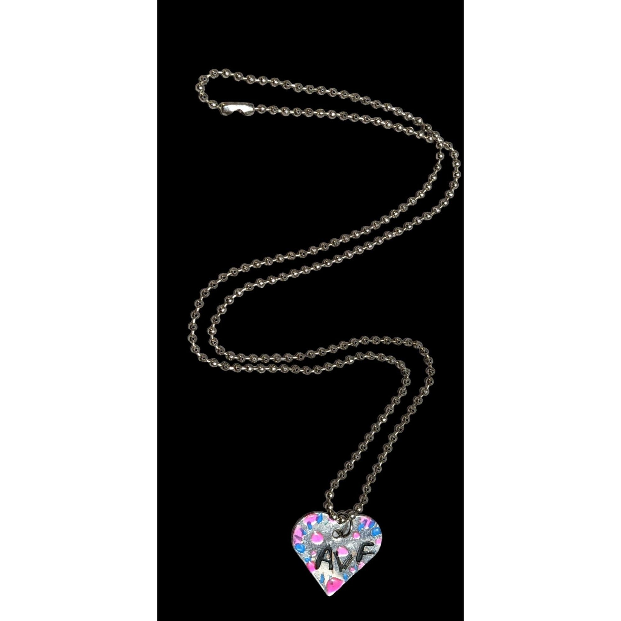 Other Handmade Heart AVF Necklace Size ONE SIZE - 1 Thumbnail
