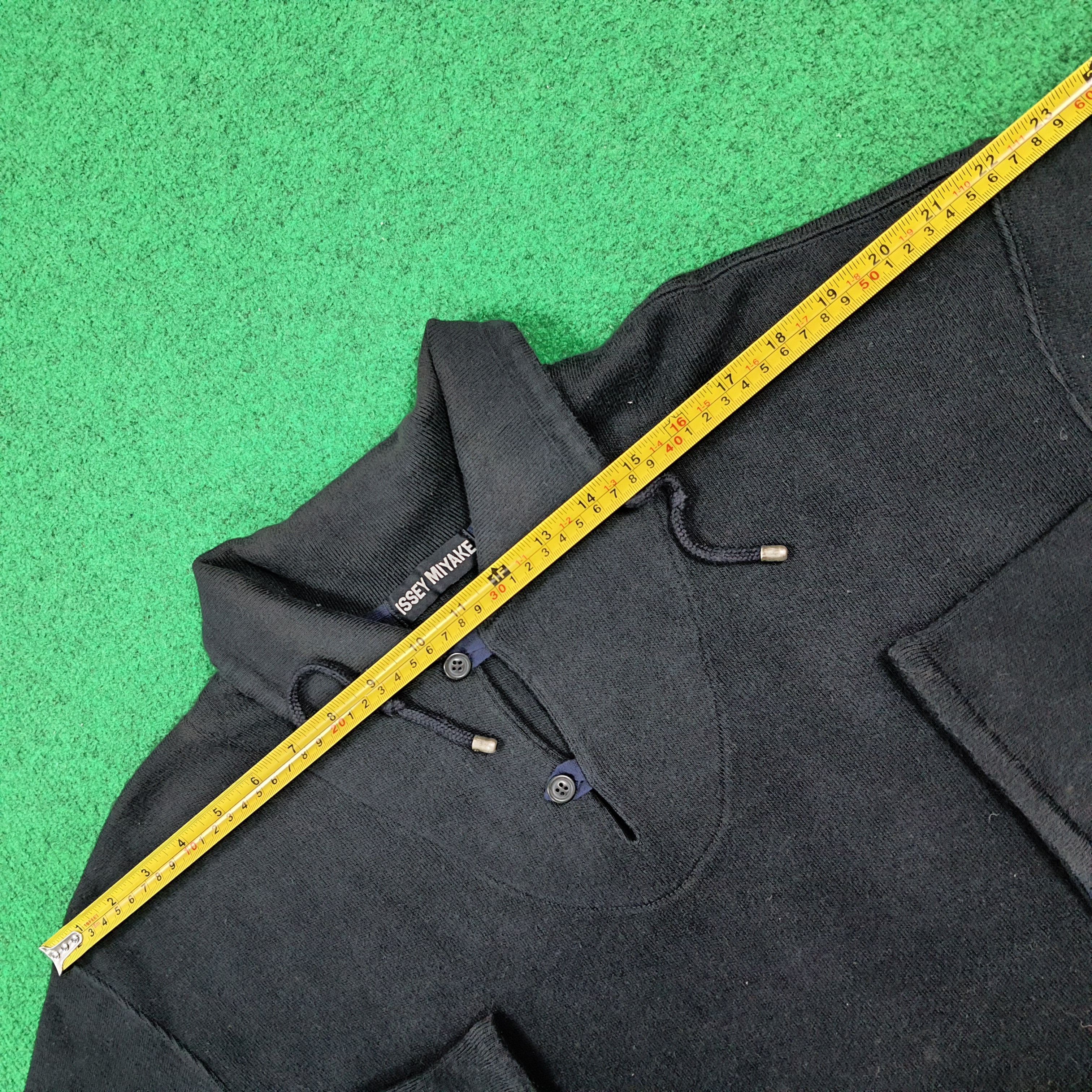 Issey Miyake Vintage Issey Miyake Drawstring Collar Sweatshirt C299N28 Size US L / EU 52-54 / 3 - 8 Thumbnail