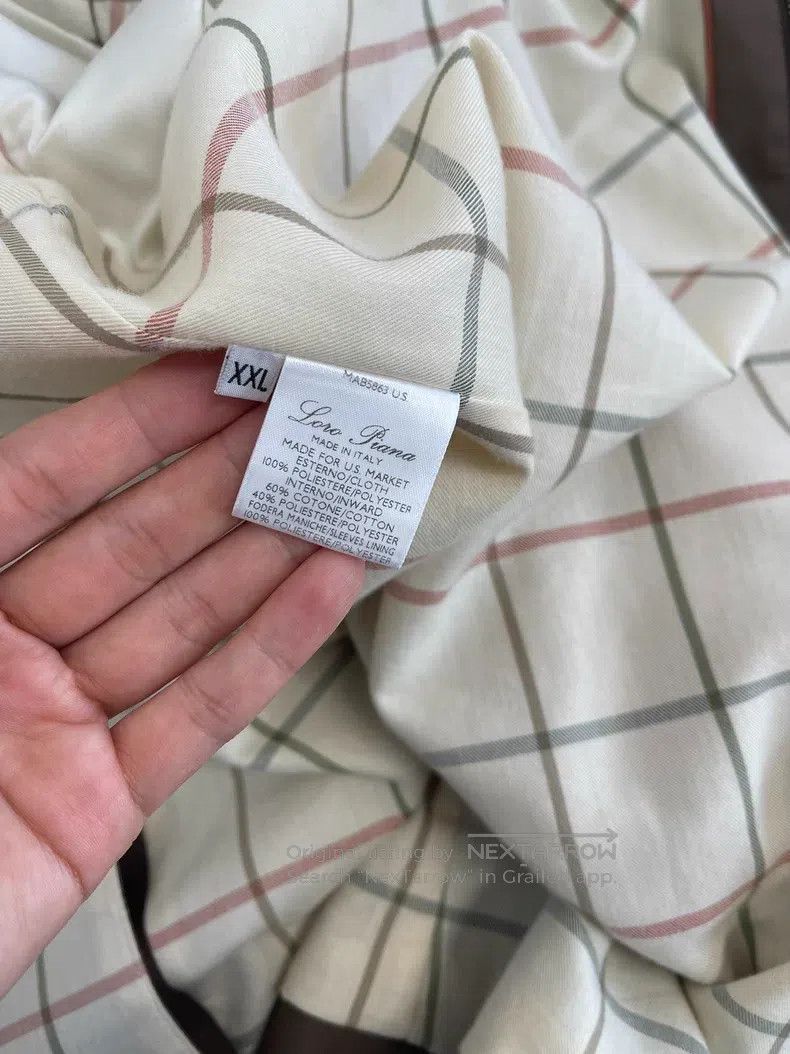 Loro Piana Loro Piana Traveller Solid Color Zipper + Button Jacket Size US XXL / EU 58 / 5 - 4 Thumbnail