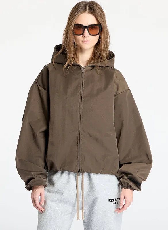 Fear of God Essentials Textured Hooded Bomber Jacket Size US L / EU 52-54 / 3 - 8 Thumbnail