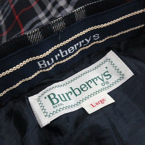 Burberry Burberrys Nova Check Wool Culottes Shorts Navy L Women's Size 26" / US 2 / IT 38 - 6 Thumbnail