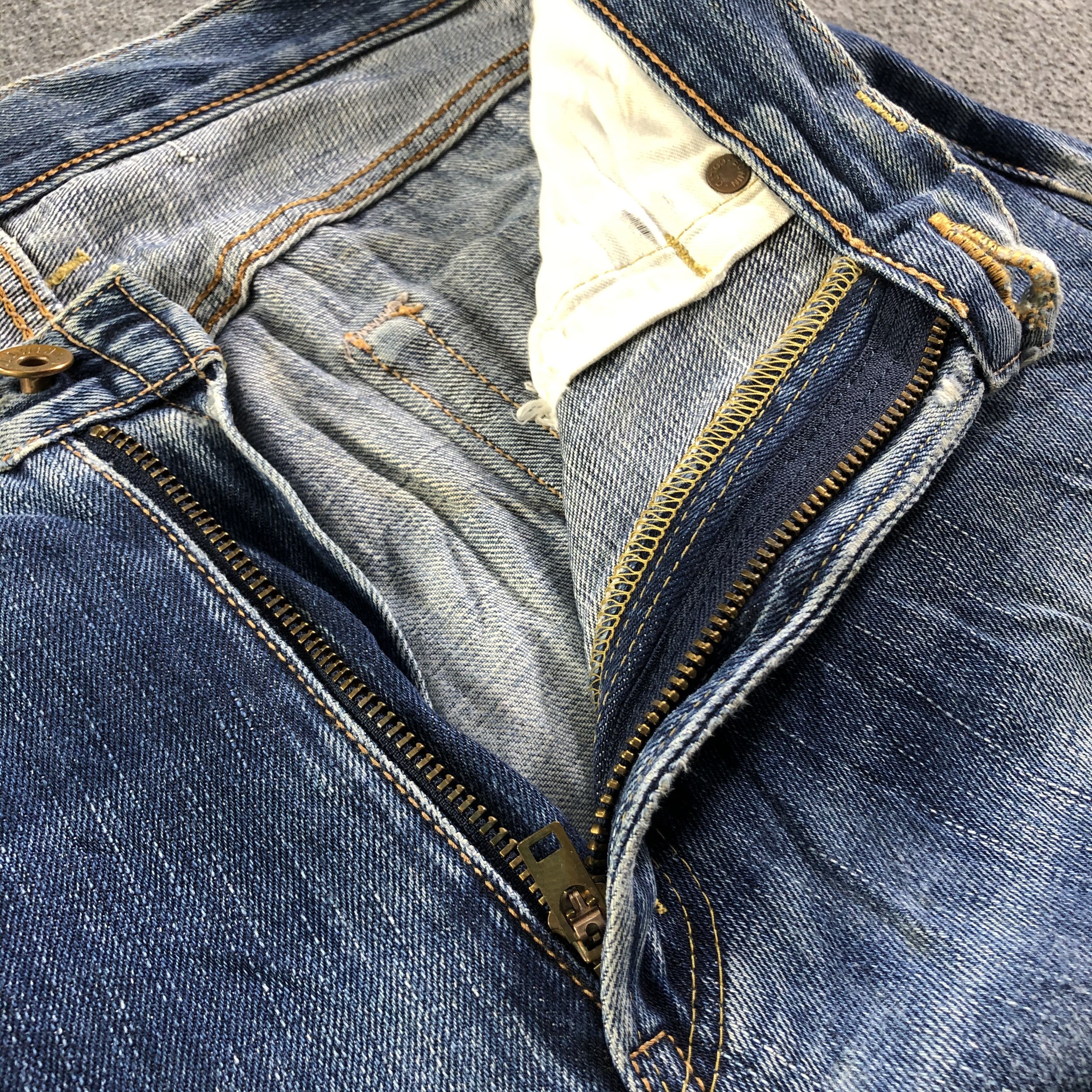 Edwin Vintage Blue Wash Edwin 505x Jeans-J3599 Size US 31 - 10 Thumbnail