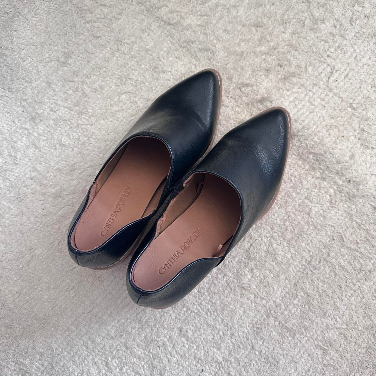 Cynthia Rowley Cynthia rowley black leather block Size US 8.5 / IT 38.5 - 3 Thumbnail