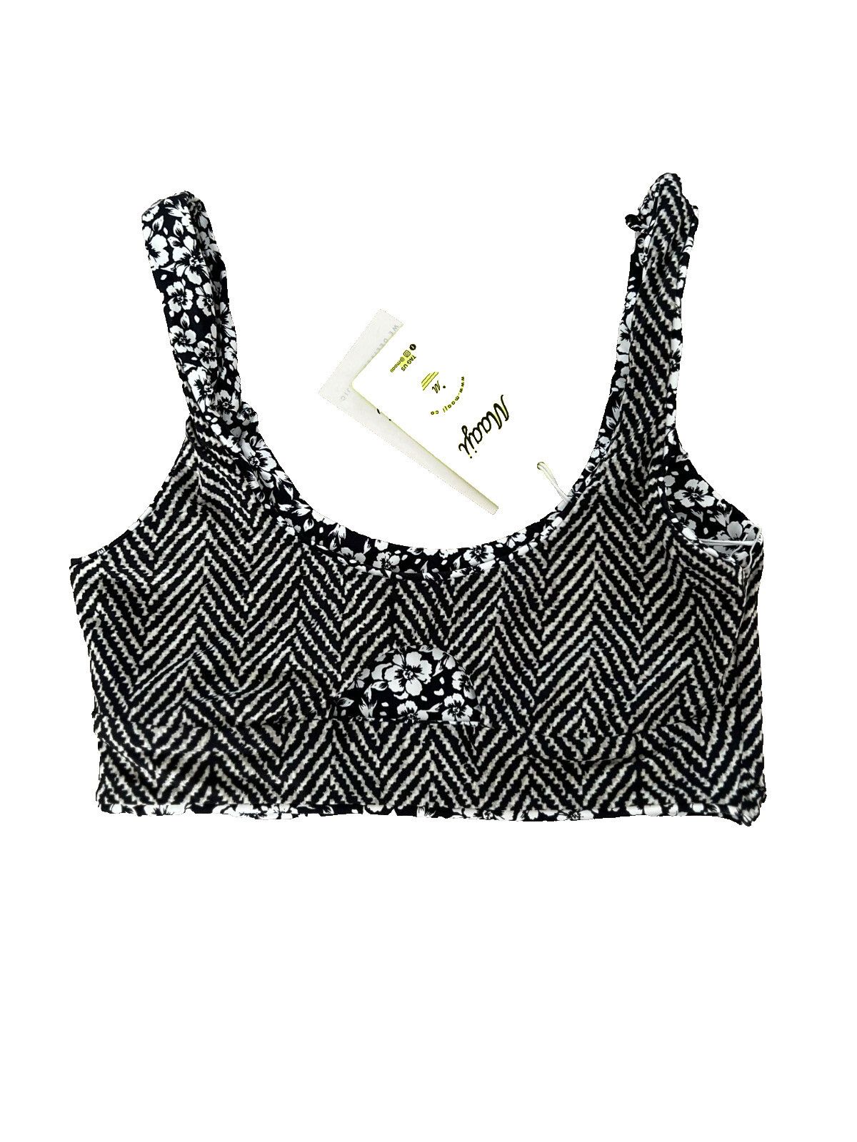 Other MAAJI Reversible Floral Black Pansy Briget Swim Top ( S ) Size S / US 4 / IT 40 - 5 Thumbnail